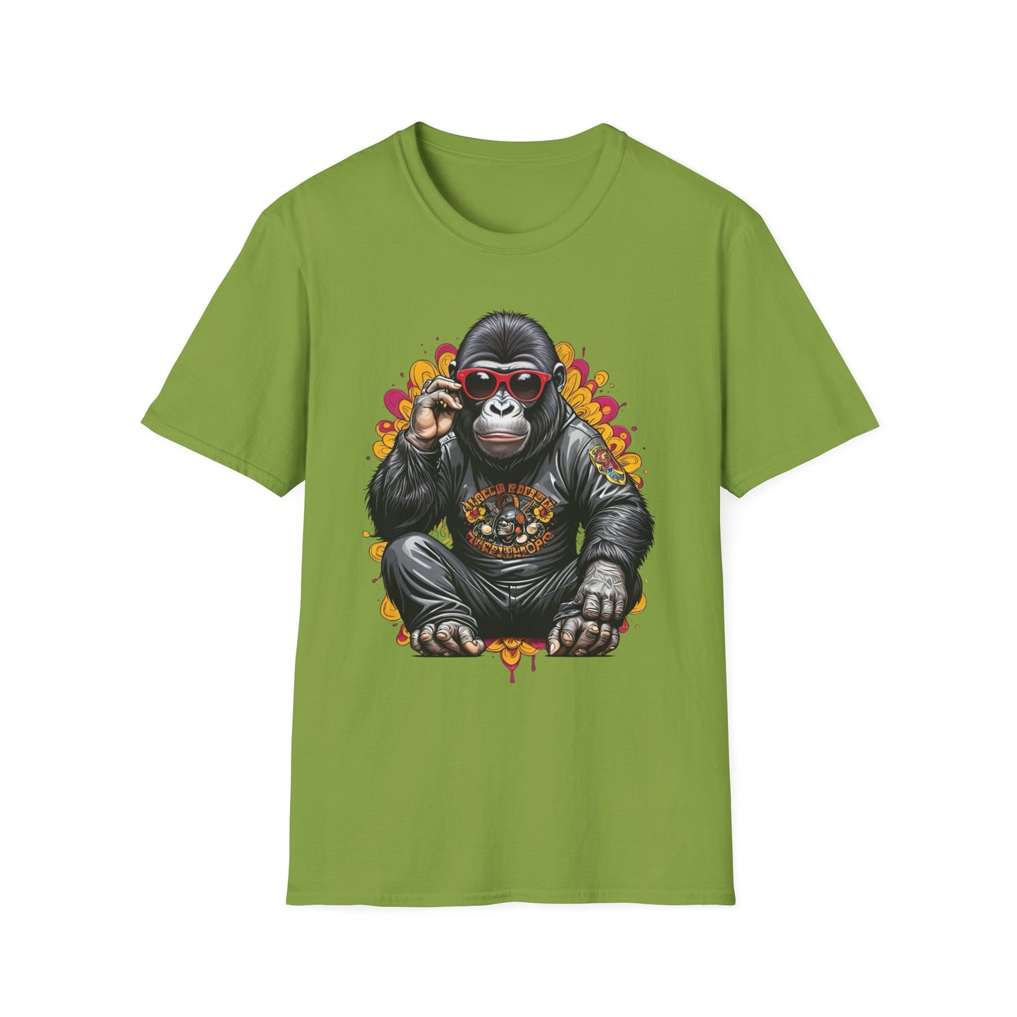 Animals Tees, Funny Animals Shirt, T Shirts with Funny Animals, T-Shirt with Gorilla, Monkey Tees