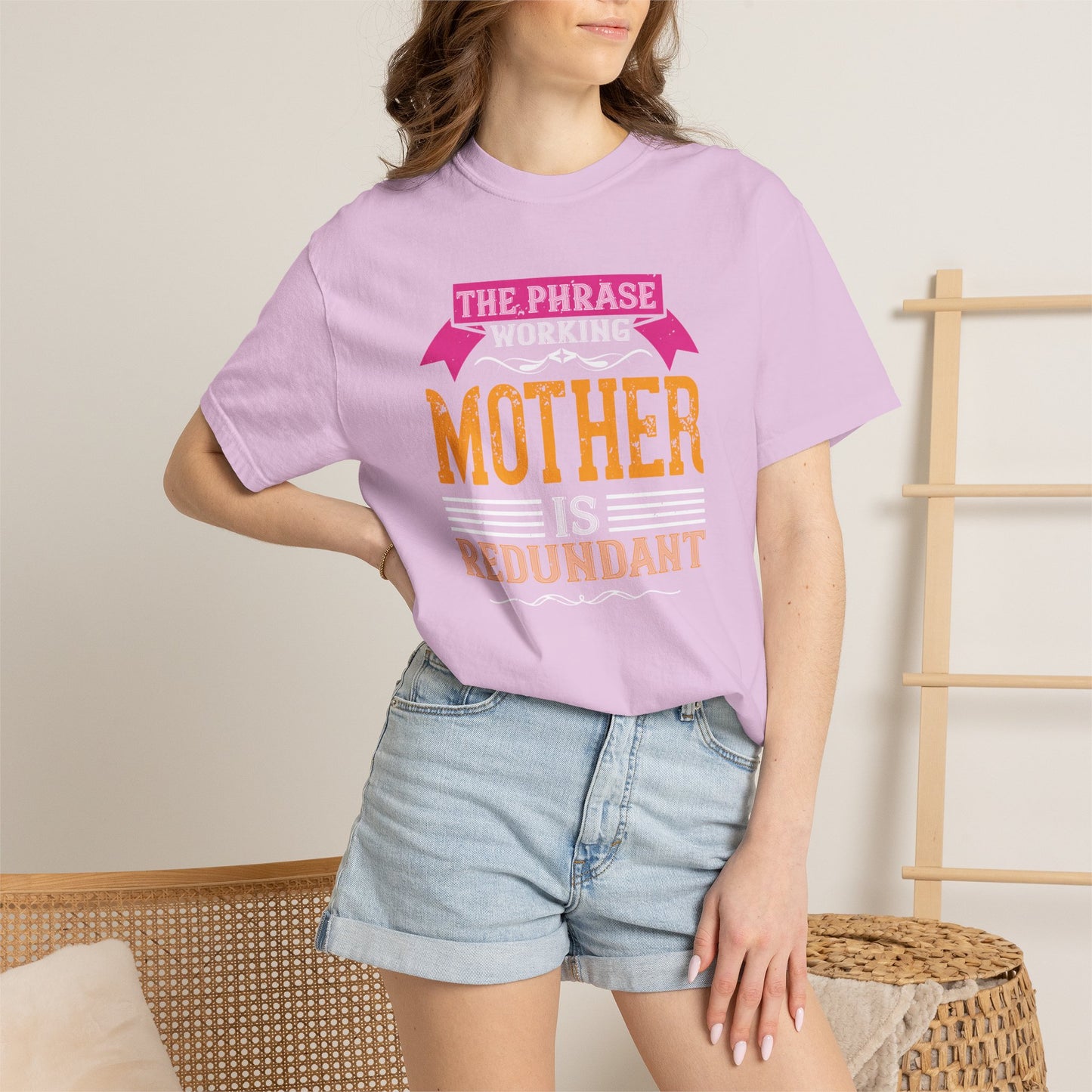 Mom T-shirt Mother Day Mama Tee Unisex Comfort Colors Garment-Dyed Cotton h94