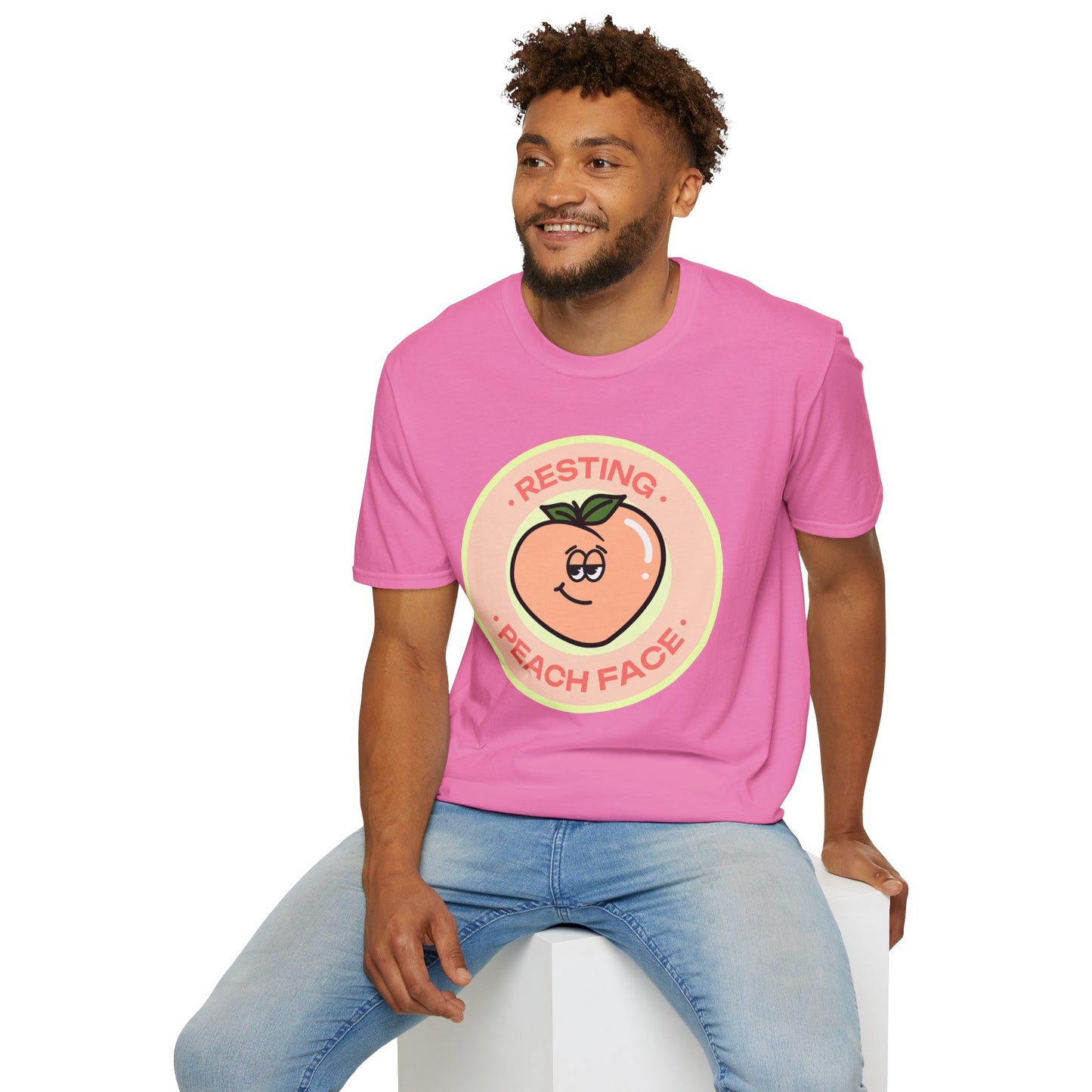 Food Tees, Funny Food T Shirts, Funny T Shirts, Shirt with Fruits, Shirt with Peach