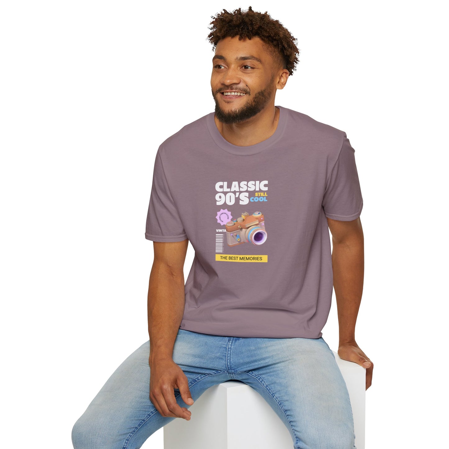 90s Camera T-Shirt Classic 90s Cool Unisex Cotton Retro Photography Tee