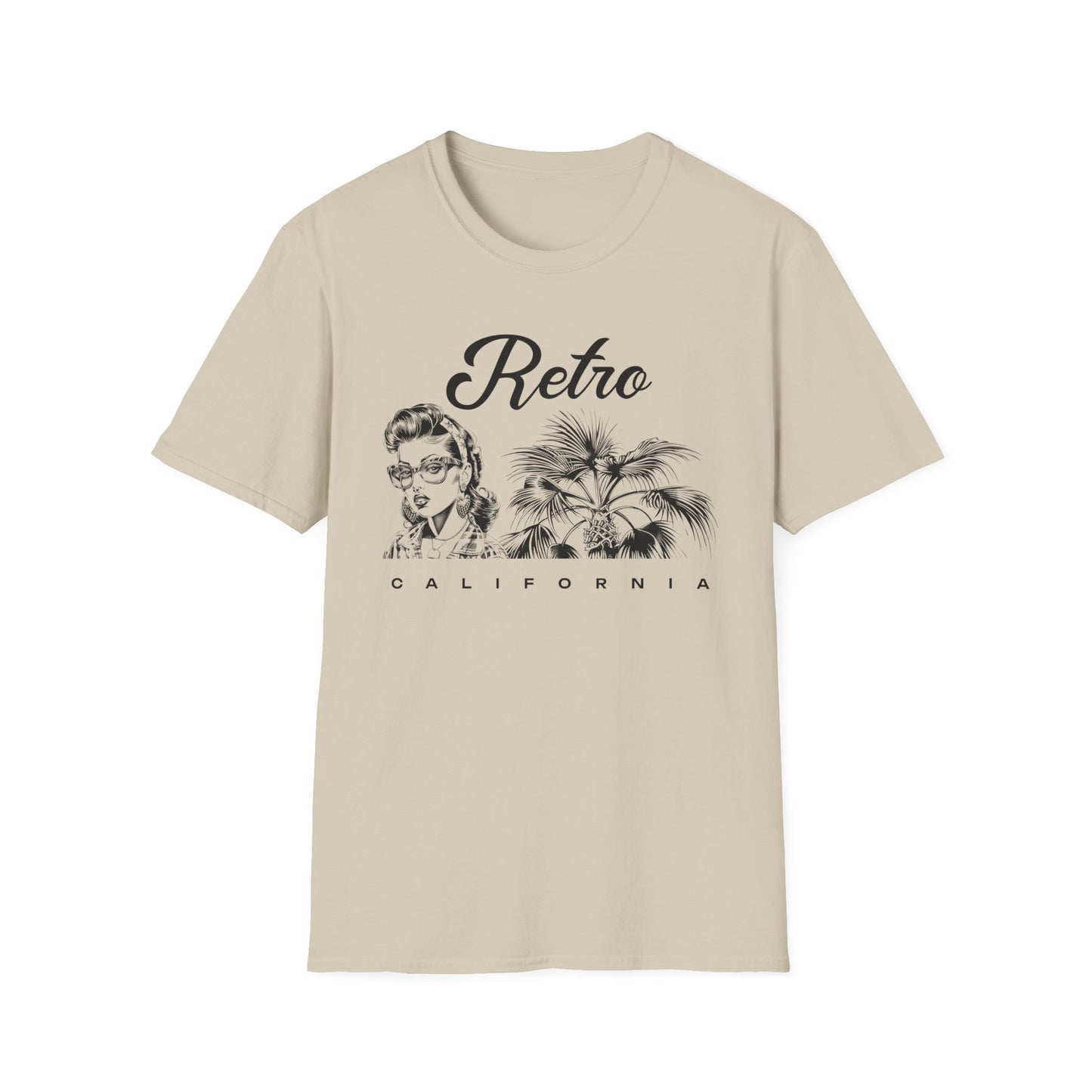 Retro T Shirt, Retro Design Shirt, Retro Art Tee Shirt, T-shirt with Retro Style