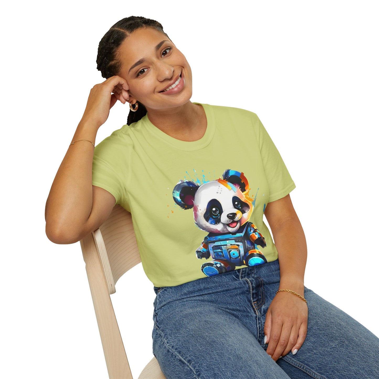 Animals Tees, Funny Animals Shirt, T Shirts with Funny Animals, T-Shirt with Panda, Panda Tees