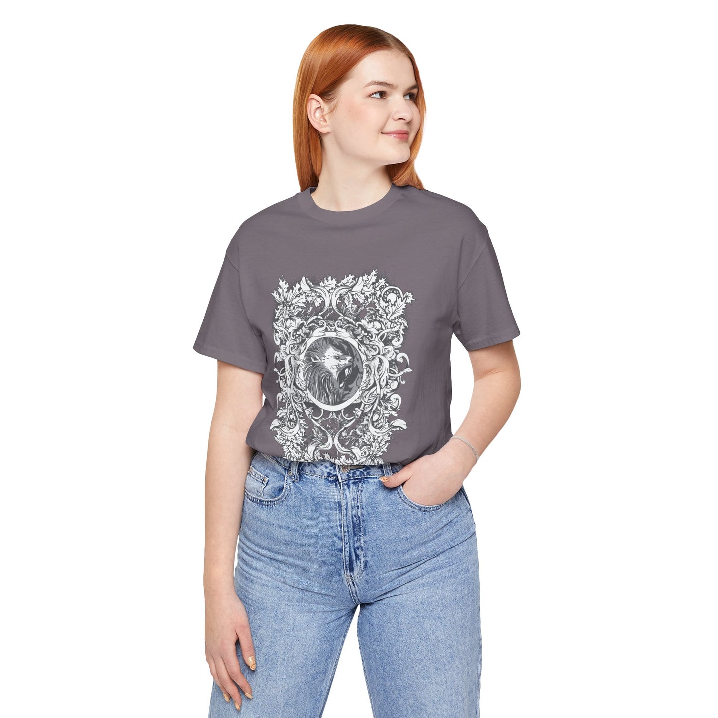 Gothic Illustration Graphic Unisex Cotton T-Shirt r18