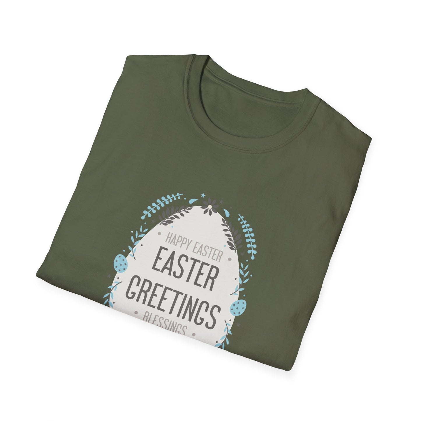 Easter Day T-Shirt, Tee Shirt with Easter Signature, T Shirt with Easter Prints, Tee Shirt with Easter Design - 5