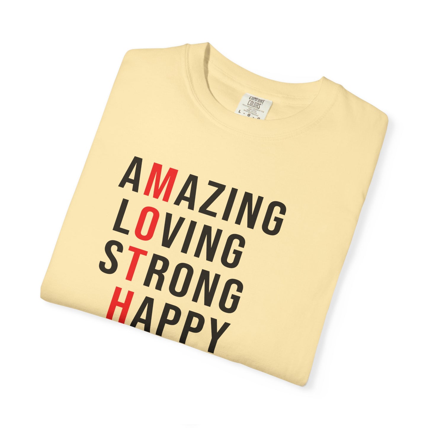 Mom T-shirt Mother's Day Mama Tee Unisex Comfort Colors Garment-Dyed Cotton h14