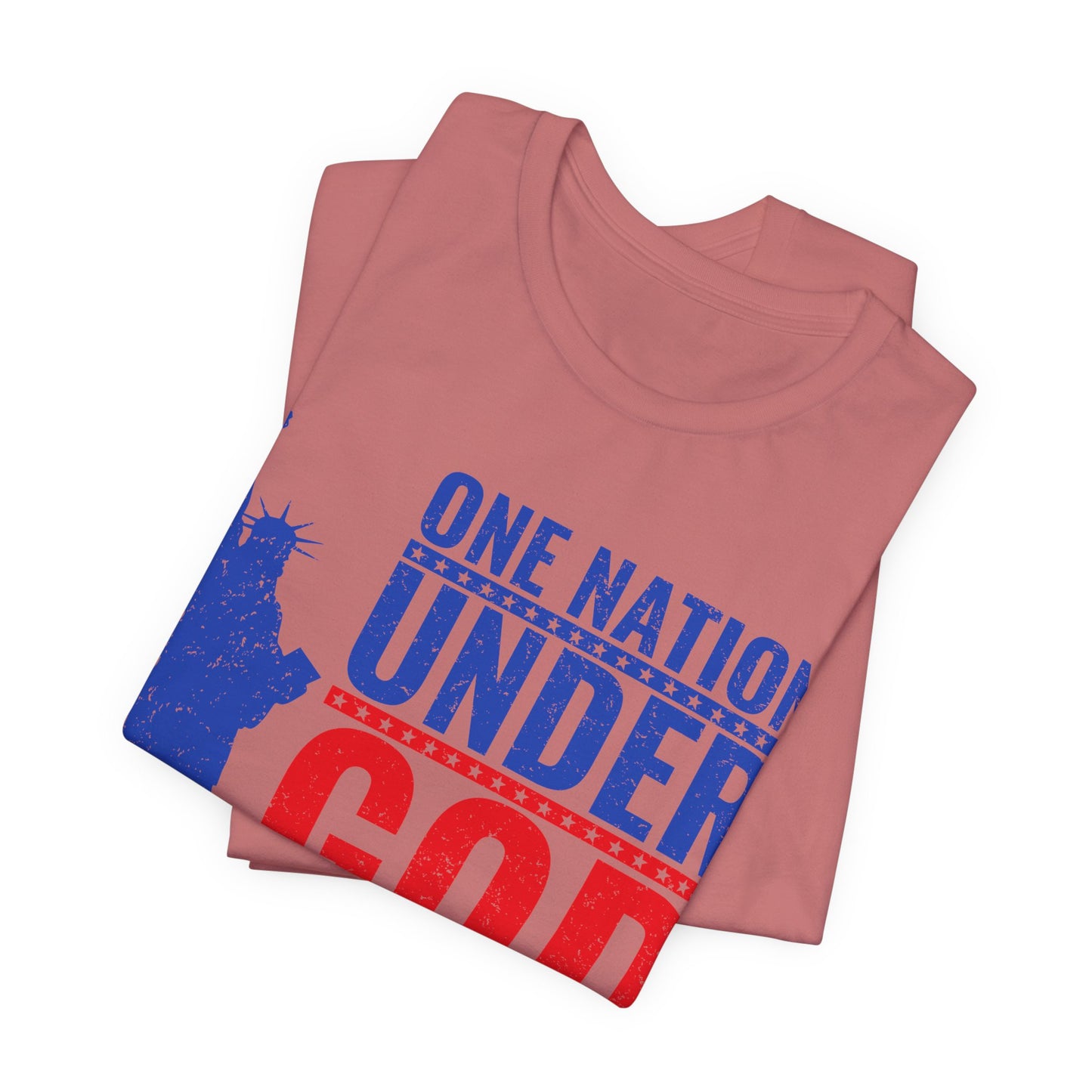 Statue of Liberty Patriotic Graphic Unisex Cotton T-Shirt a6