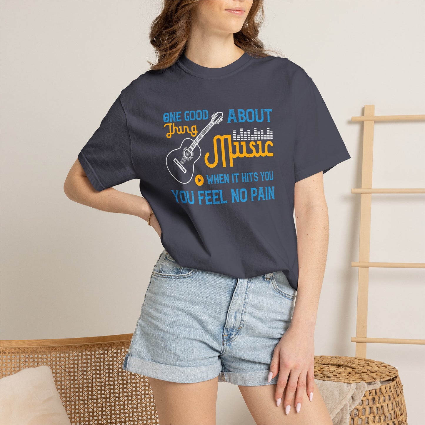 Music Graphic Design Unisex Cotton T-shirt m40