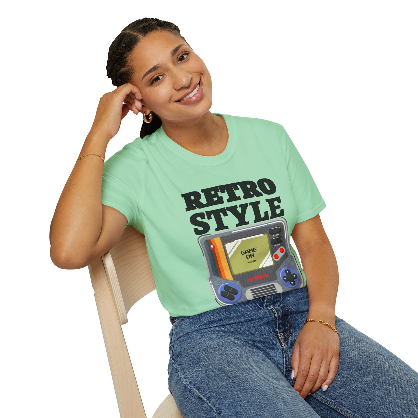 Retro T Shirt, Retro Design Shirt, Retro Art Tee Shirt, T-shirt with Retro Style