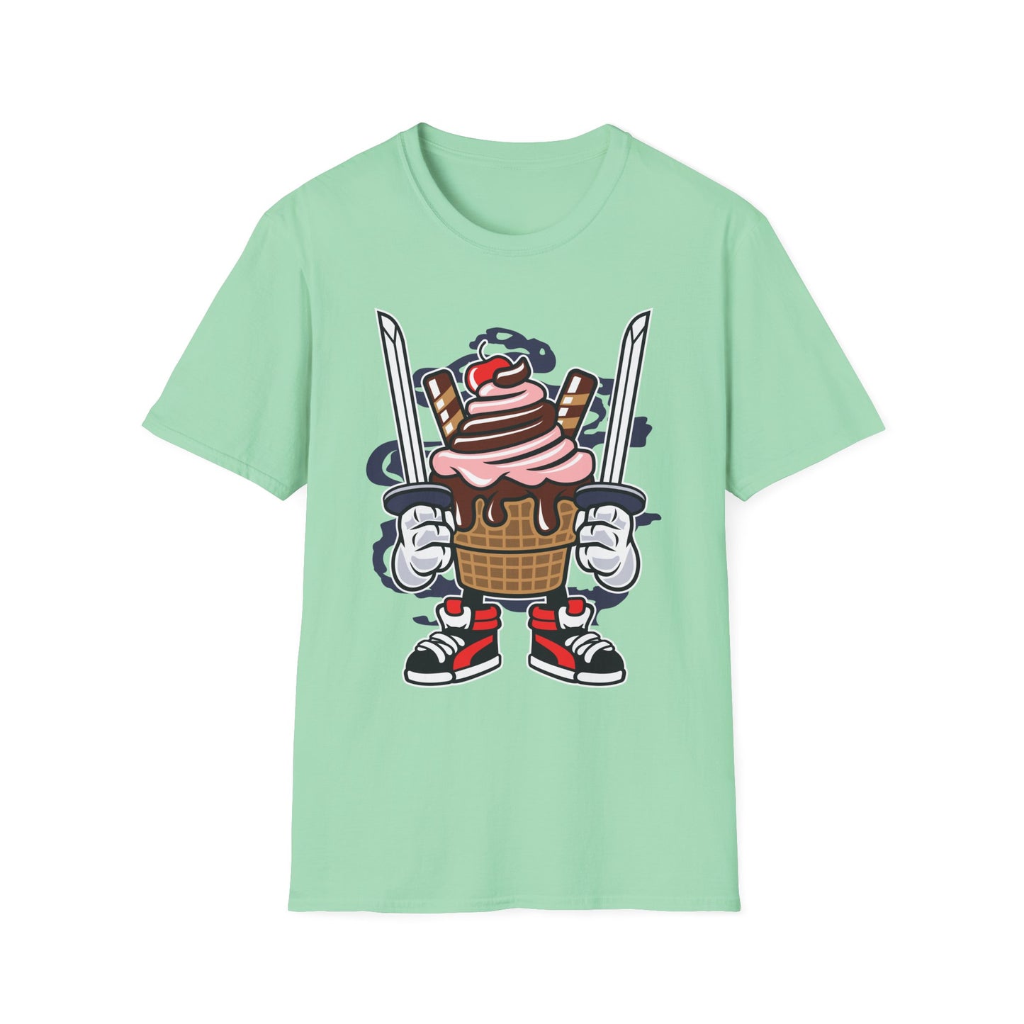 Cartoon T Shirt Unisex Animation Tee Funny Tee Gildan Softstyle 64000 Ring Spun Cotton 99