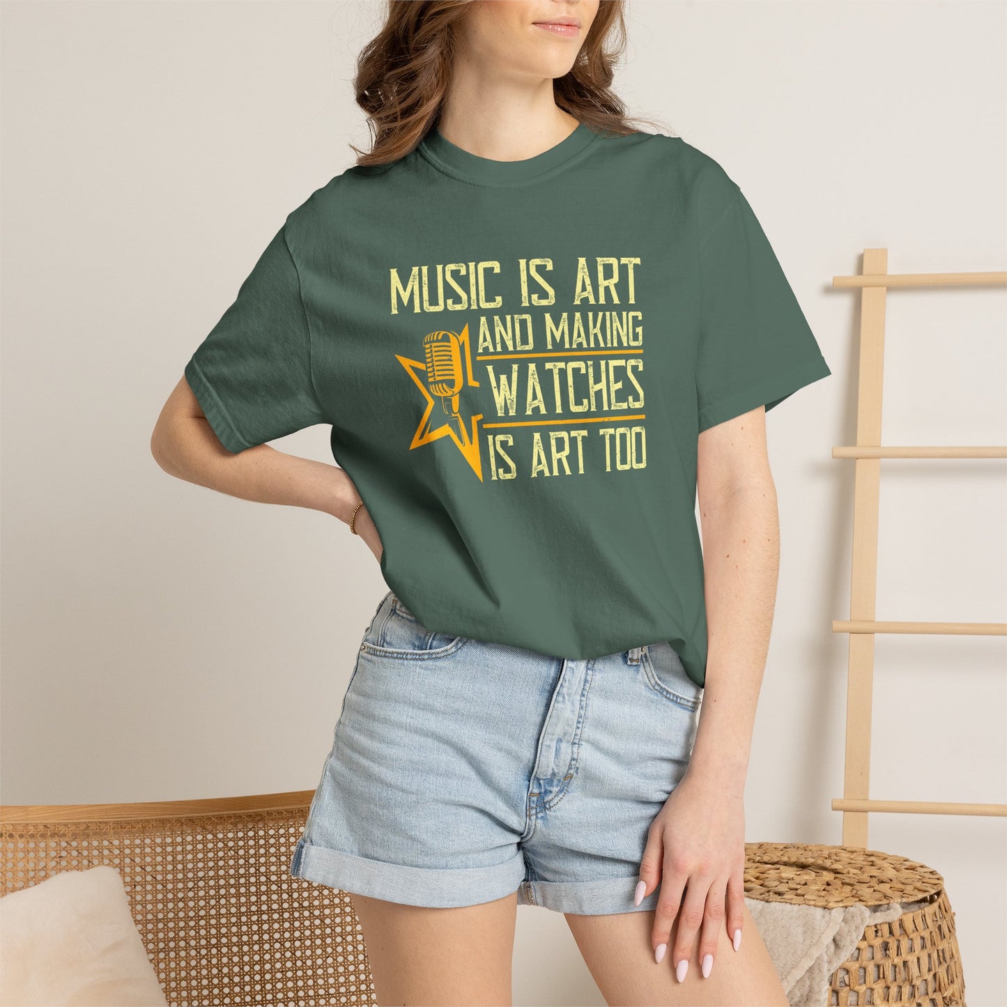 Music Graphic Design Unisex Cotton T-shirt m28