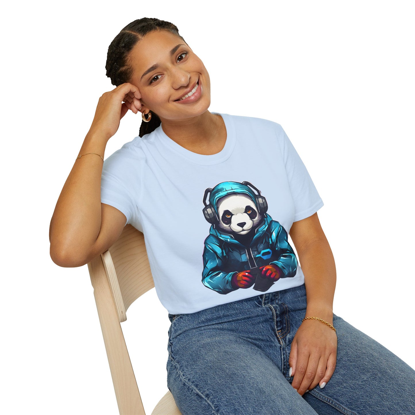 Animals Tees, Funny Animals Shirt, T Shirts with Funny Animals, T-Shirt with Panda, Panda Tees