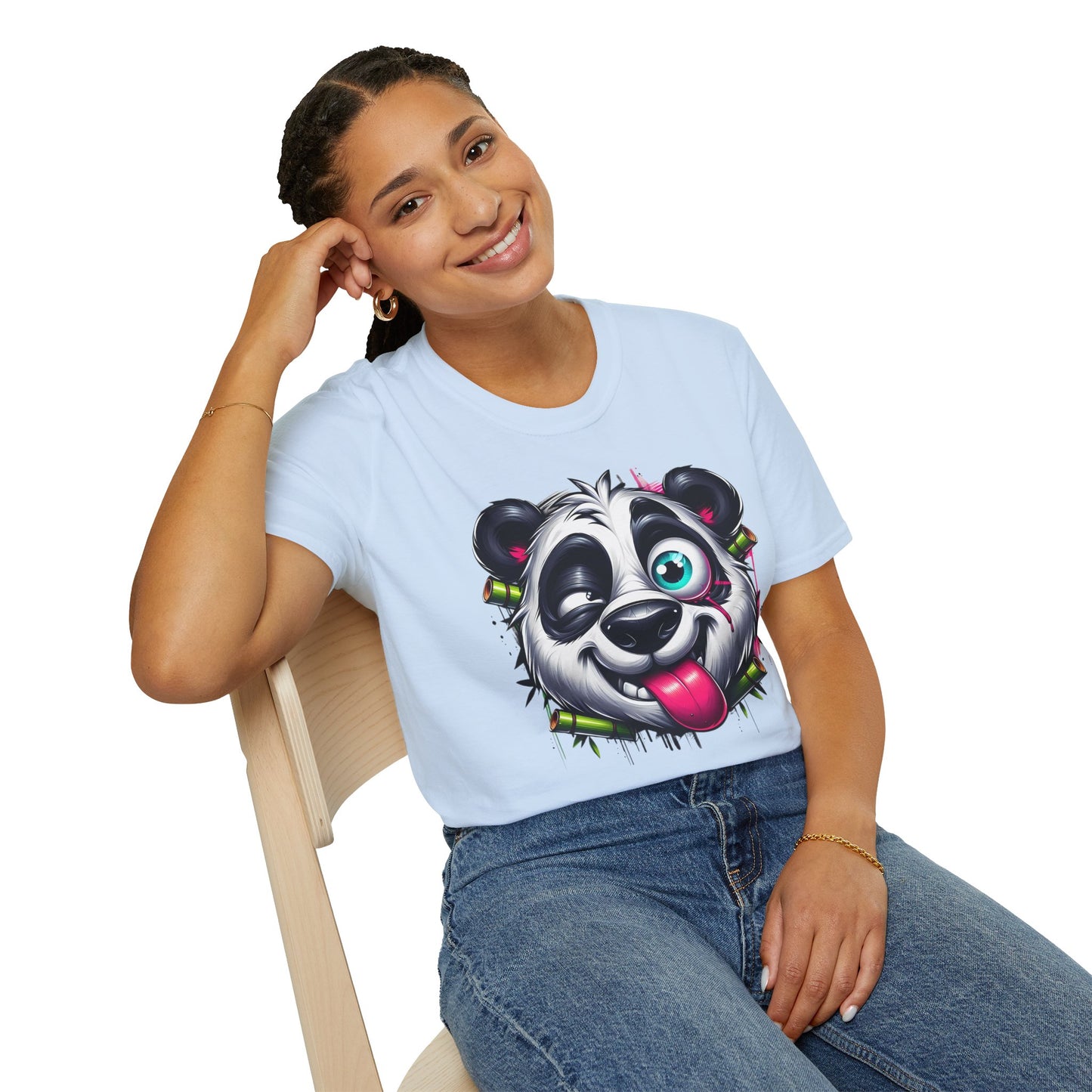 Animals Tees, Funny Animals Shirt, T Shirts with Funny Animals, T-Shirt with Panda, Panda Tees