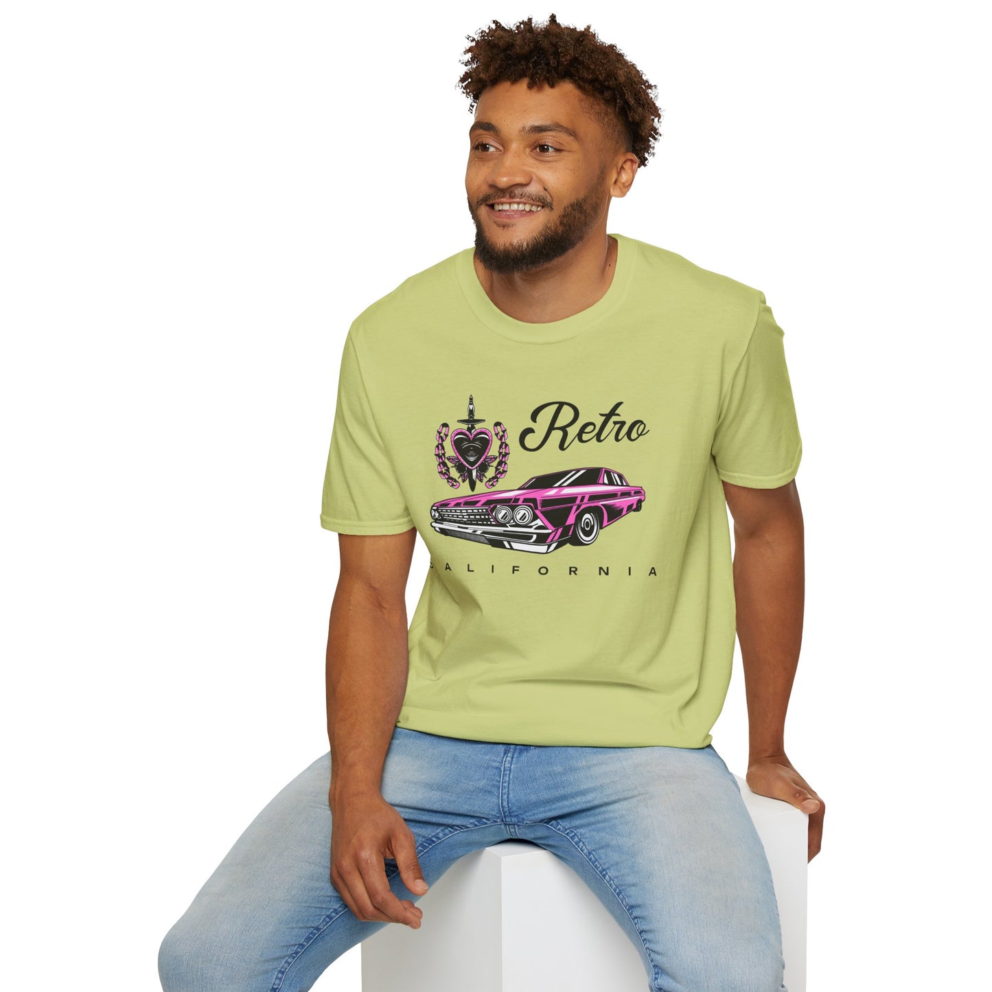 Retro T Shirt, Retro Design Shirt, Retro Art Tee Shirt, T-shirt with Retro Style