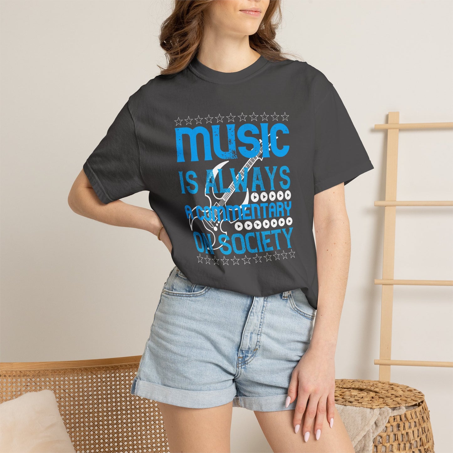 Music Graphic Design Unisex Cotton T-shirt m26