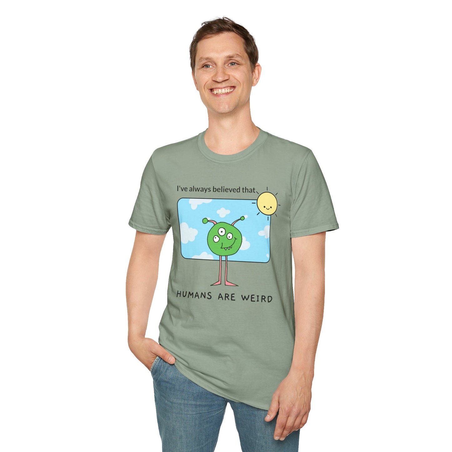 Funny T Shirts, UFO Tees, Funny Aliens Shirt - 26