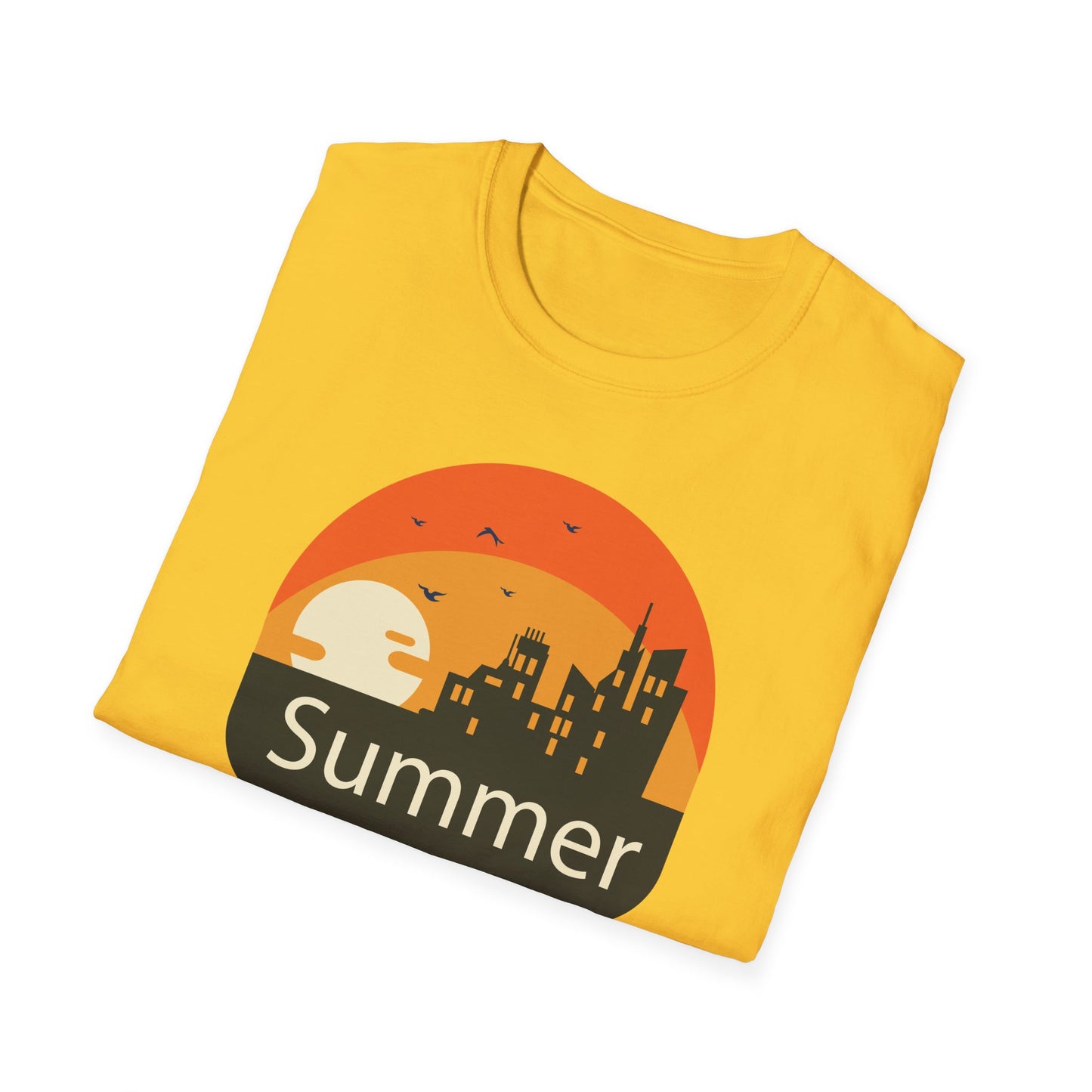 Summer T-Shirt, Summer Design Shirts, Art Tee Shirt with Summer Design - 6