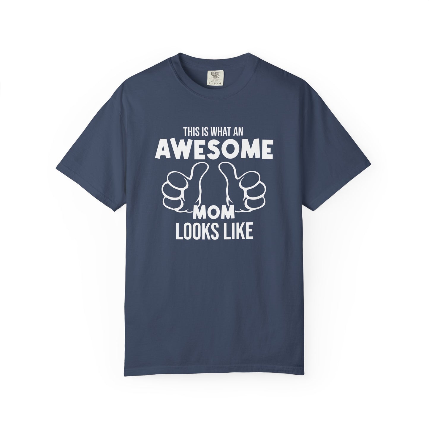 Mom T-shirt Mother's Day Mama Tee Unisex Comfort Colors Garment-Dyed Cotton h25