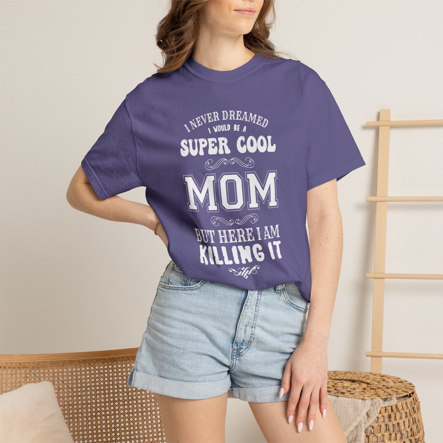 Mom T-shirt Mother's Day Mama Tee Unisex Comfort Colors Garment-Dyed Cotton h36