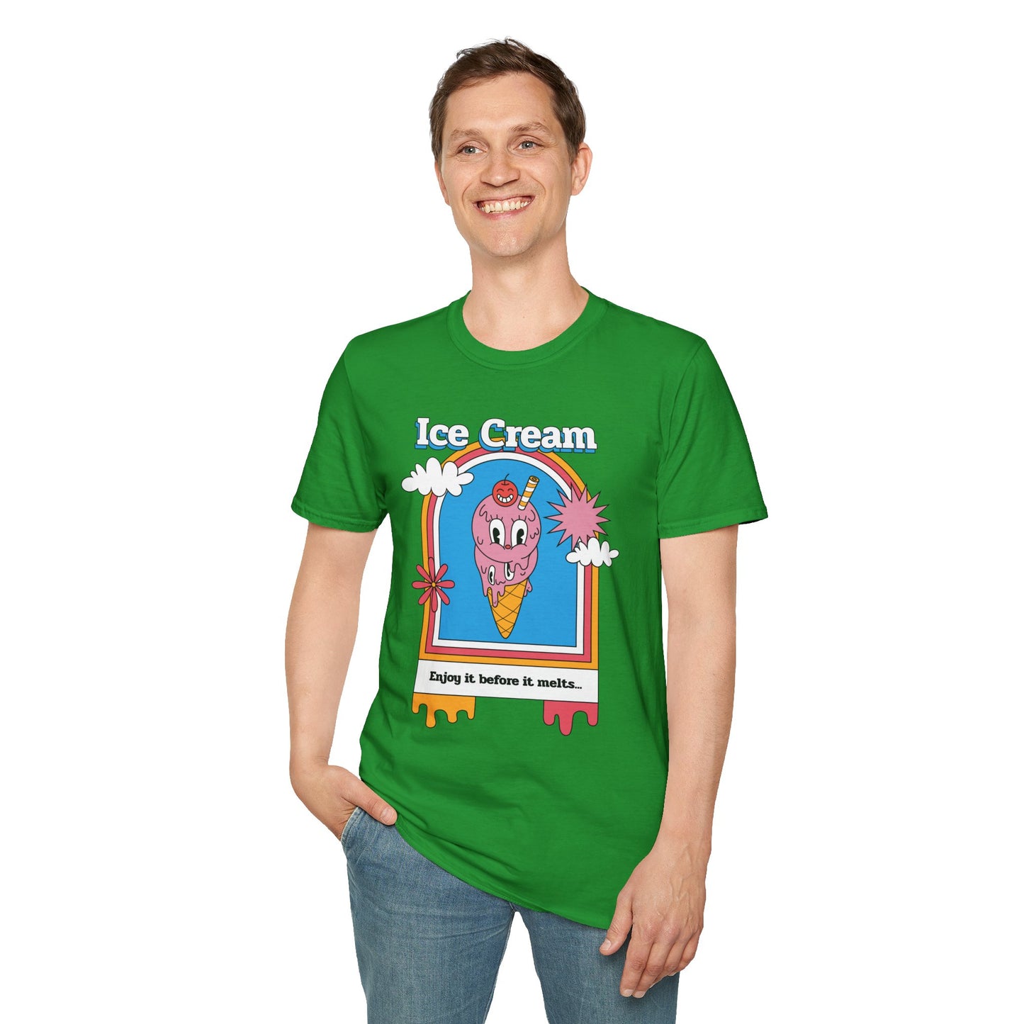 Food Tees, Funny Food T Shirts, Funny T Shirts, Shirt with Food, Junk Food Tees, Shirt with Ice Cream, Ice Cream T-Shirt