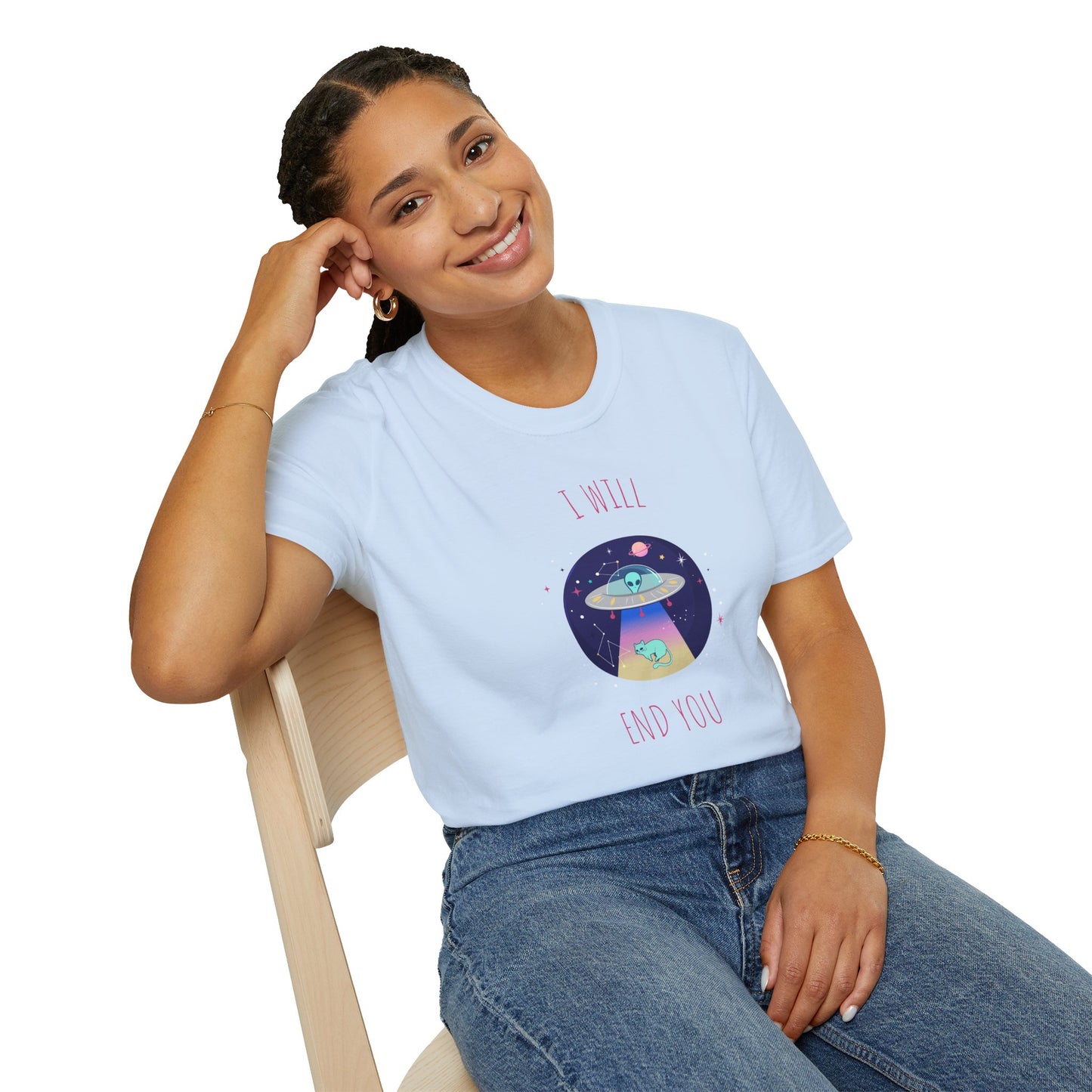 Funny T Shirts UFO Tees Funny Aliens Shirt