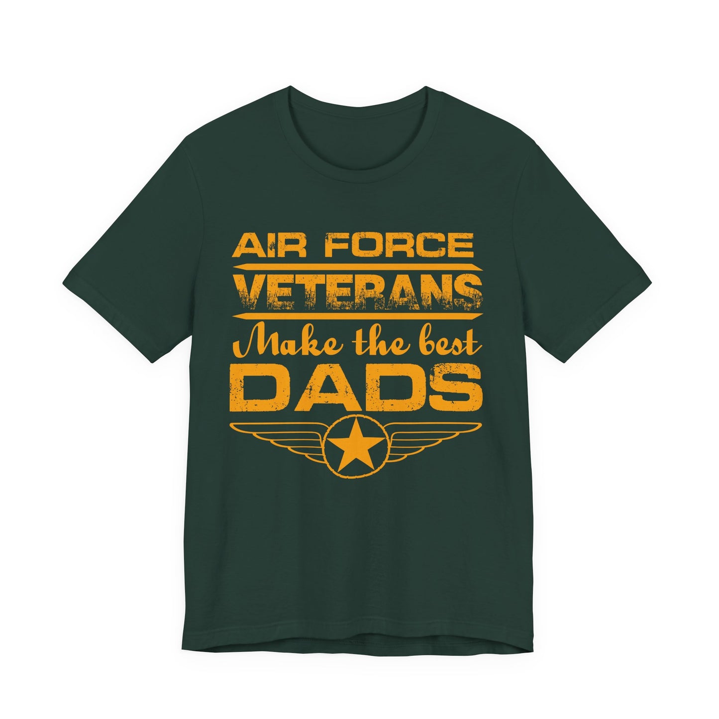 Air Force Veterans Make the Best Dads T-Shirt Military Dad Unisex Cotton Tee v48