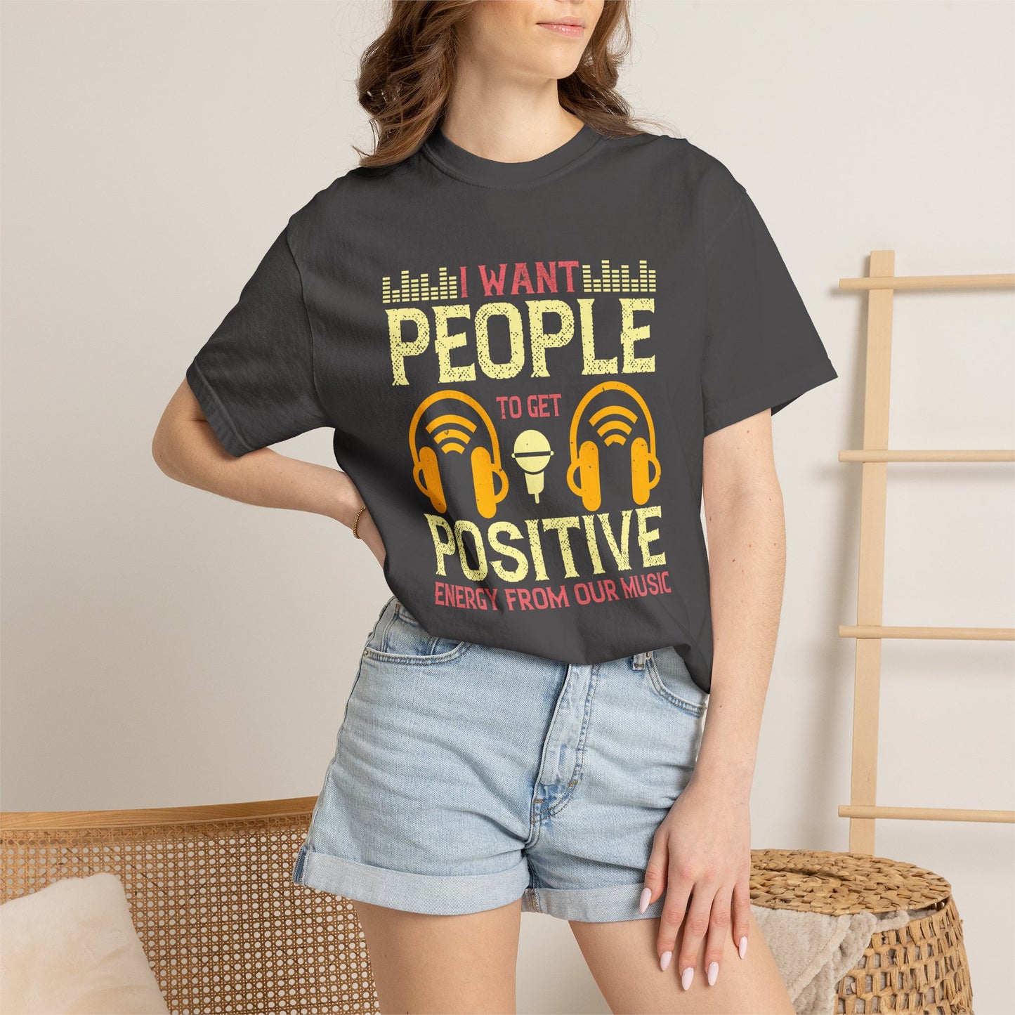 Music Graphic Design Unisex Cotton T-shirt m16