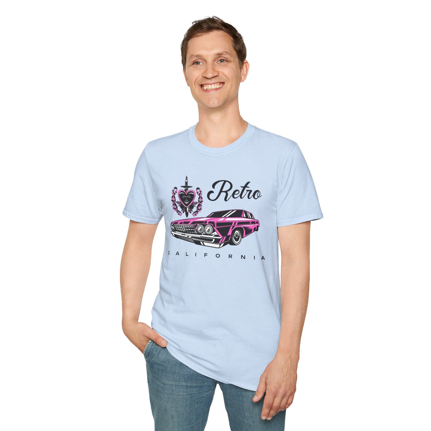 Retro T Shirt, Retro Design Shirt, Retro Art Tee Shirt, T-shirt with Retro Style