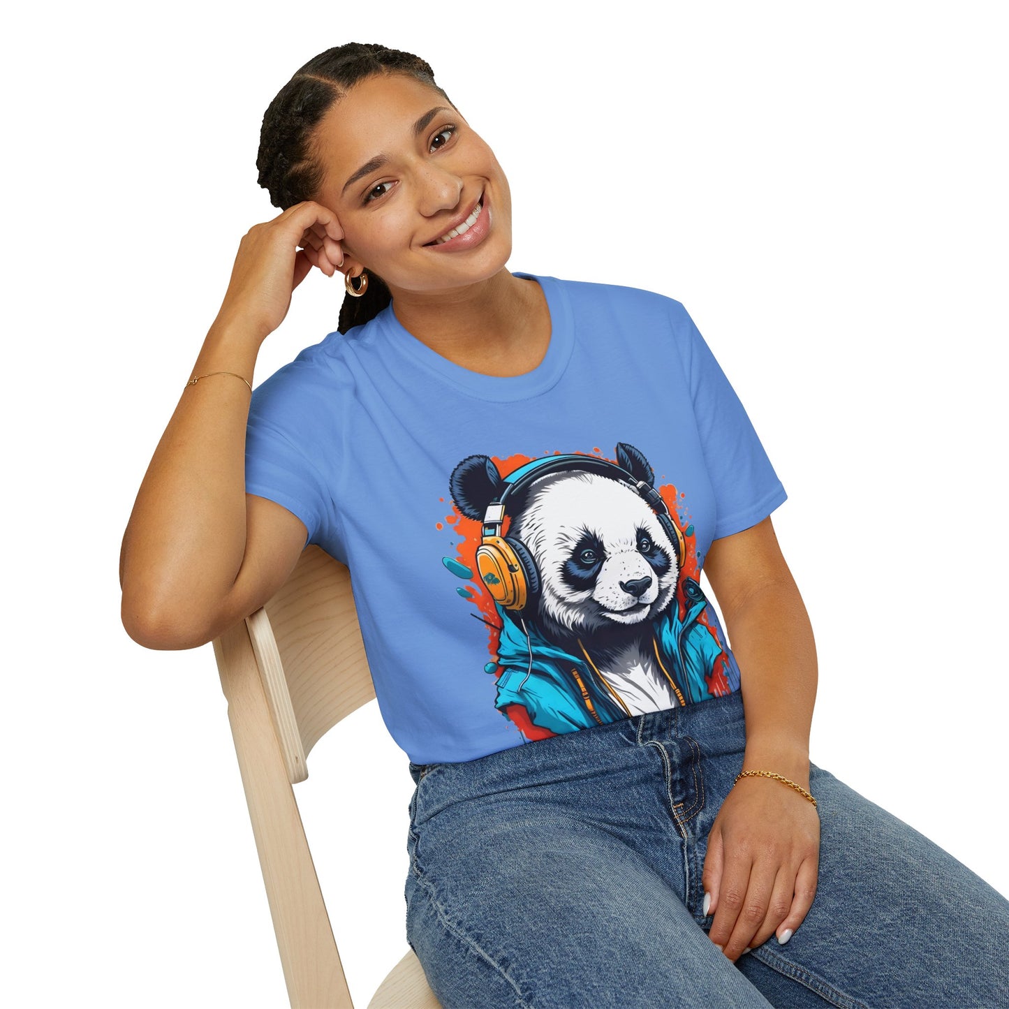 Animals Tees, Funny Animals Shirt, T Shirts with Funny Animals, T-Shirt with Panda, Panda Tees
