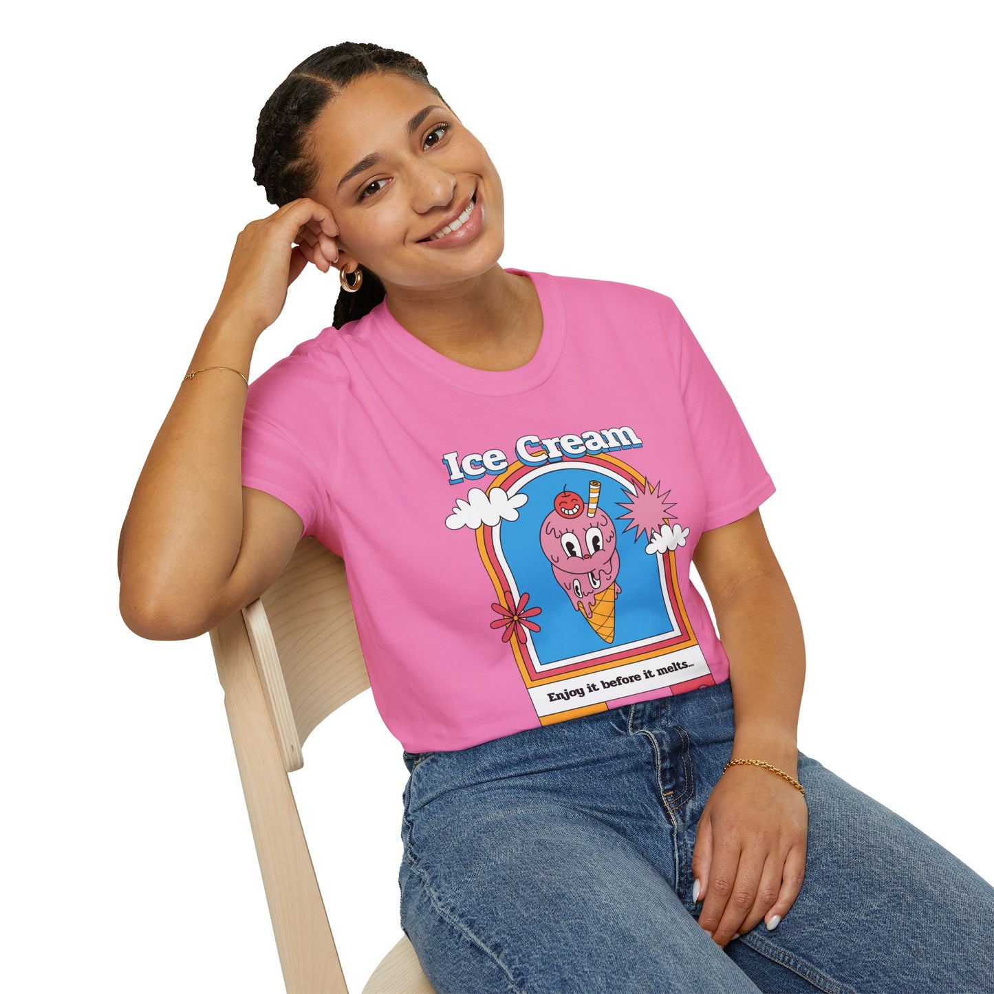 Food Tees, Funny Food T Shirts, Funny T Shirts, Shirt with Food, Junk Food Tees, Shirt with Ice Cream, Ice Cream T-Shirt