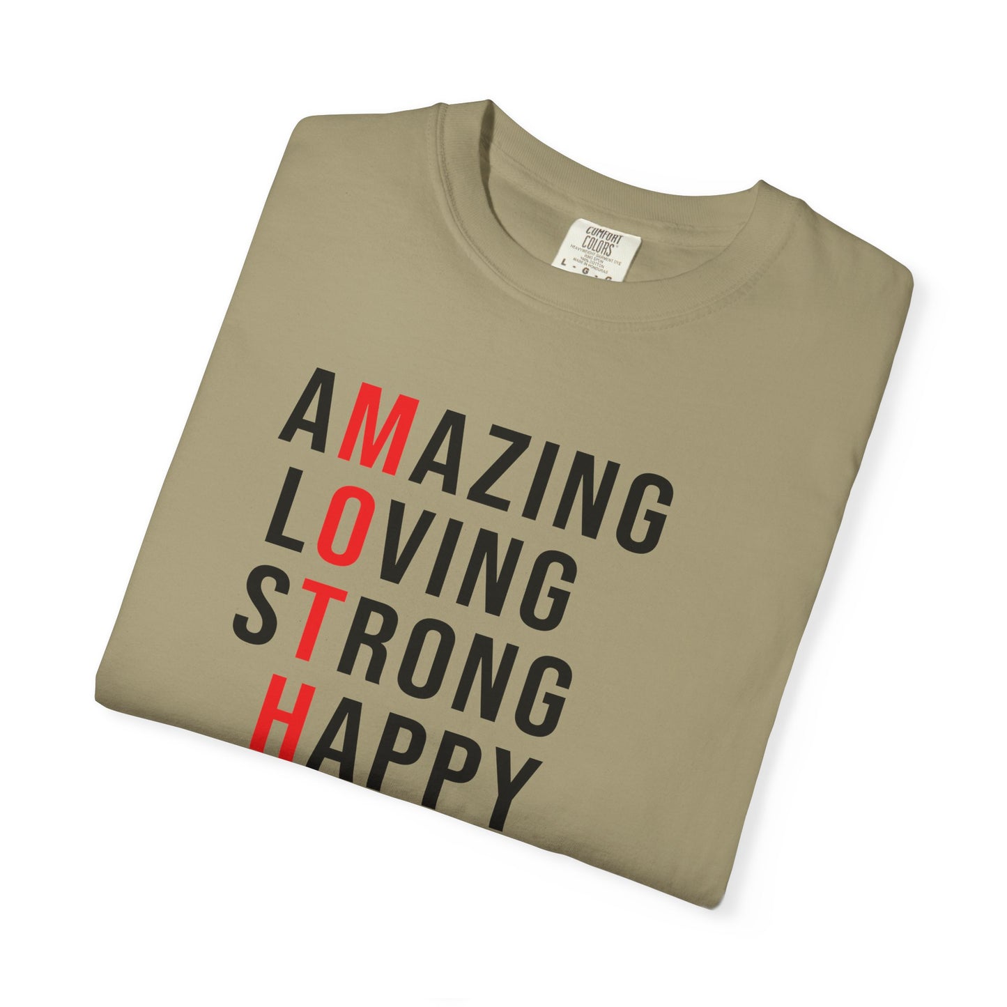 Mom T-shirt Mother's Day Mama Tee Unisex Comfort Colors Garment-Dyed Cotton h14