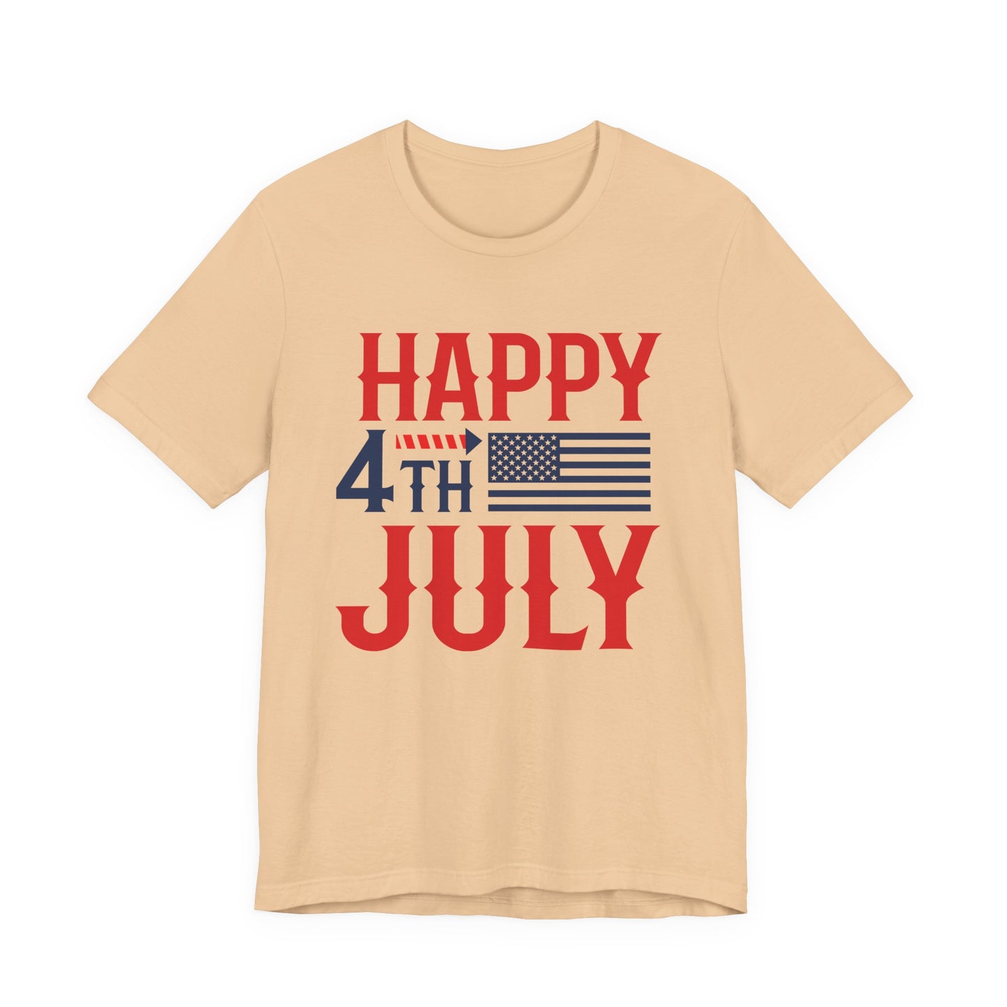 American Flag Graphic Unisex Cotton T-Shirt 011