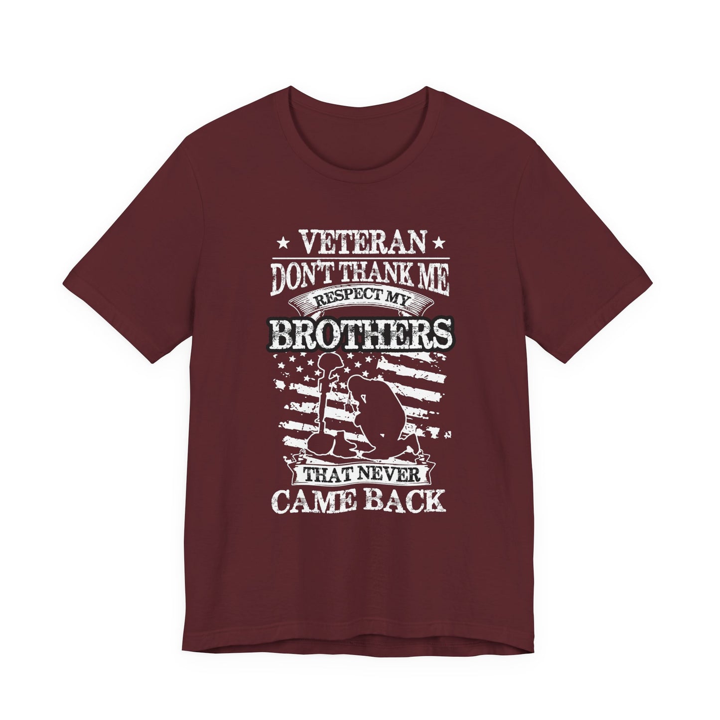 Army Veteran Patriotic Graphic Design Unisex Cotton T-Shirt v60
