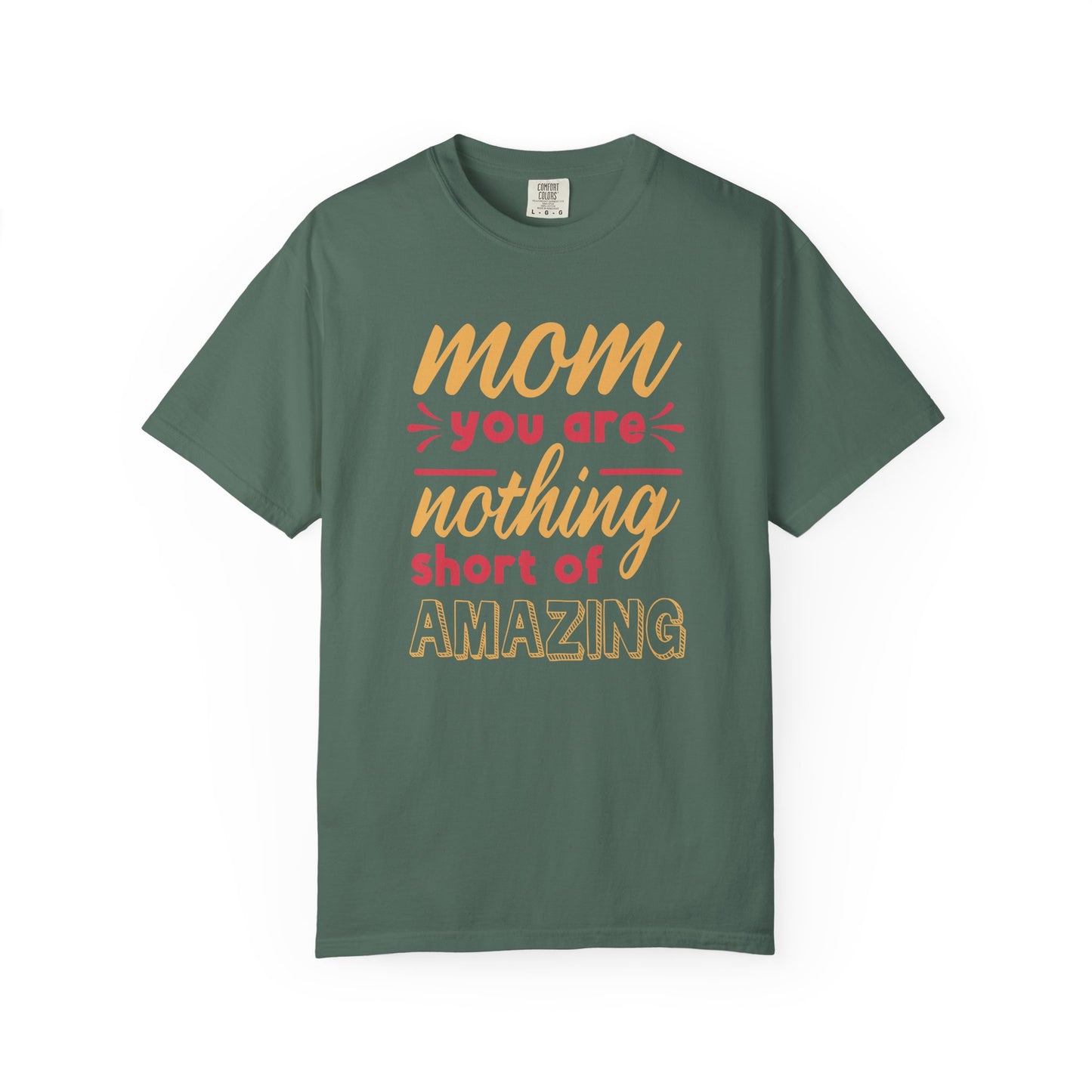 Mom T-shirt Mother's Day Mama Tee Unisex Comfort Colors Garment-Dyed Cotton h21