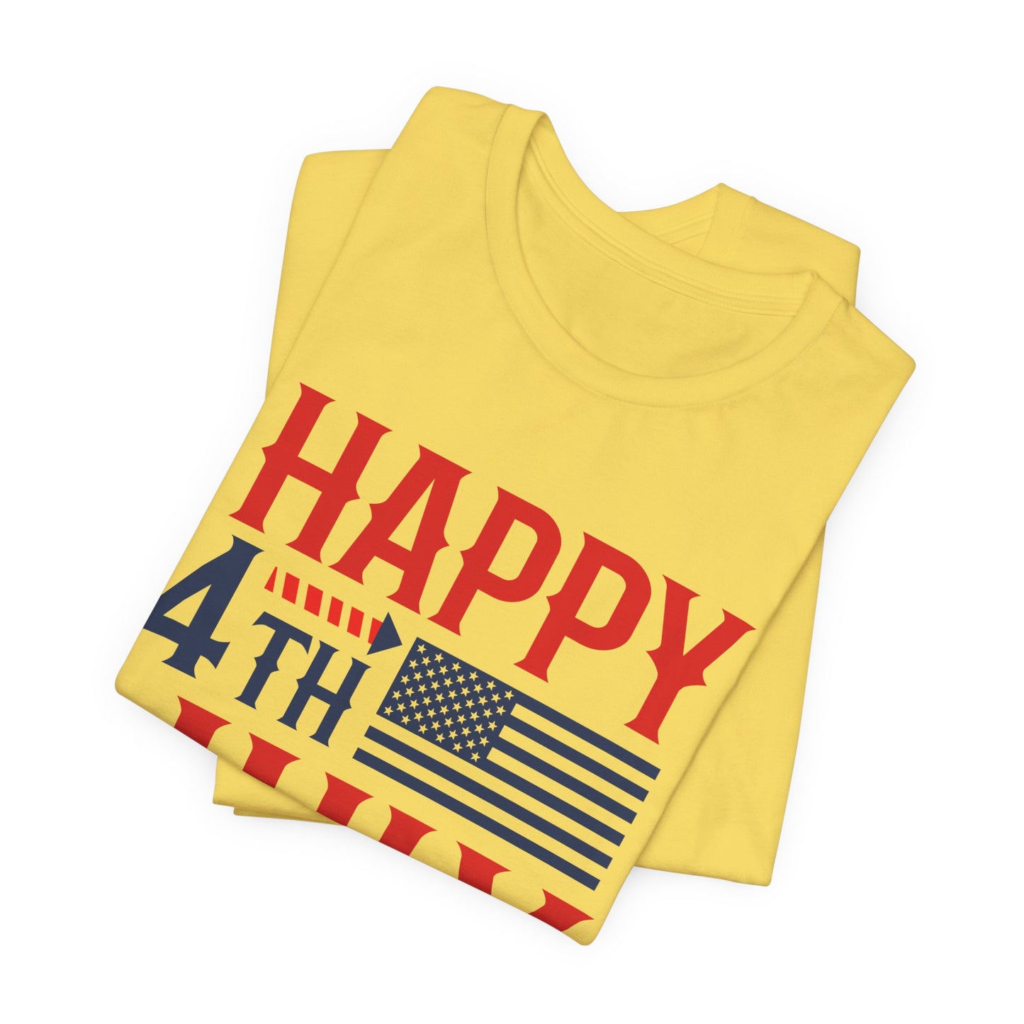 American Flag Graphic Unisex Cotton T-Shirt 011