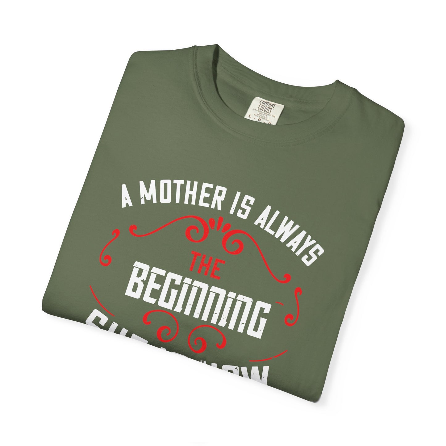 Mom T-shirt Mother Day Mama Tee Unisex Comfort Colors Garment-Dyed Cotton h53