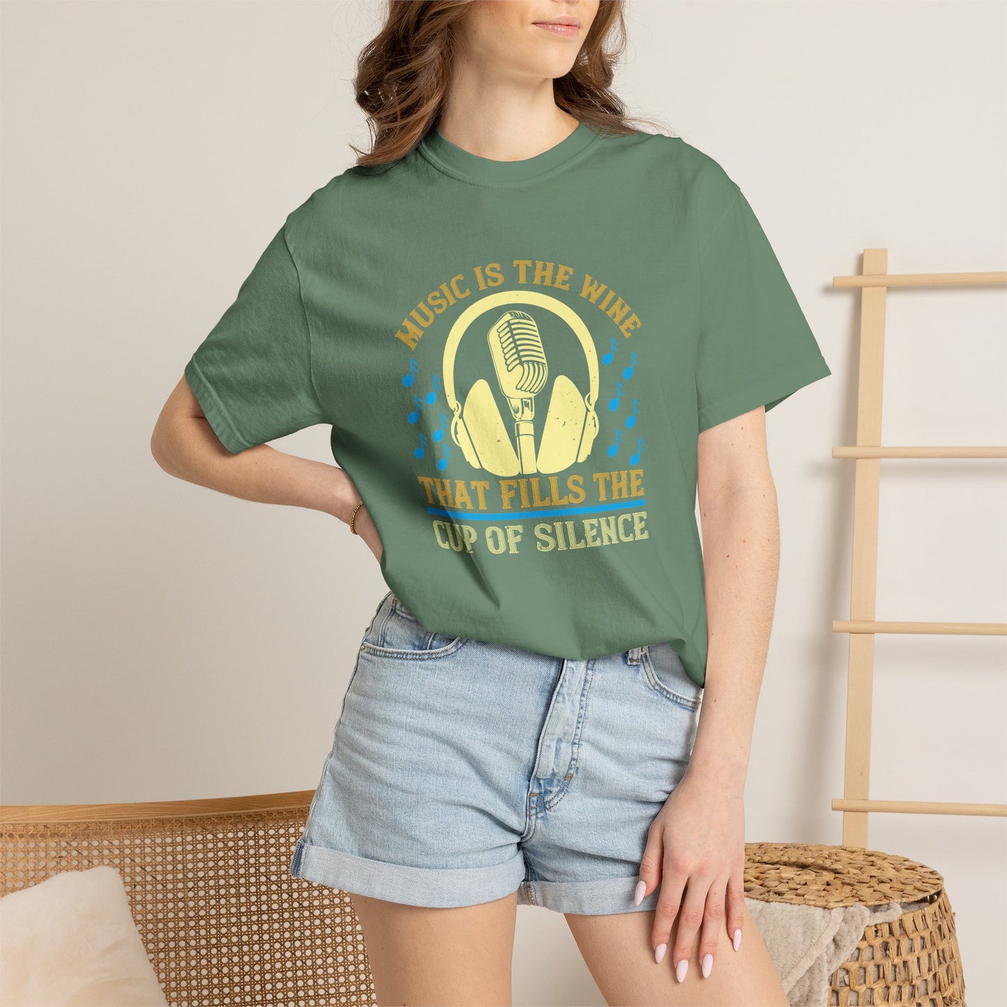 Music Graphic Design Unisex Cotton T-shirt m36