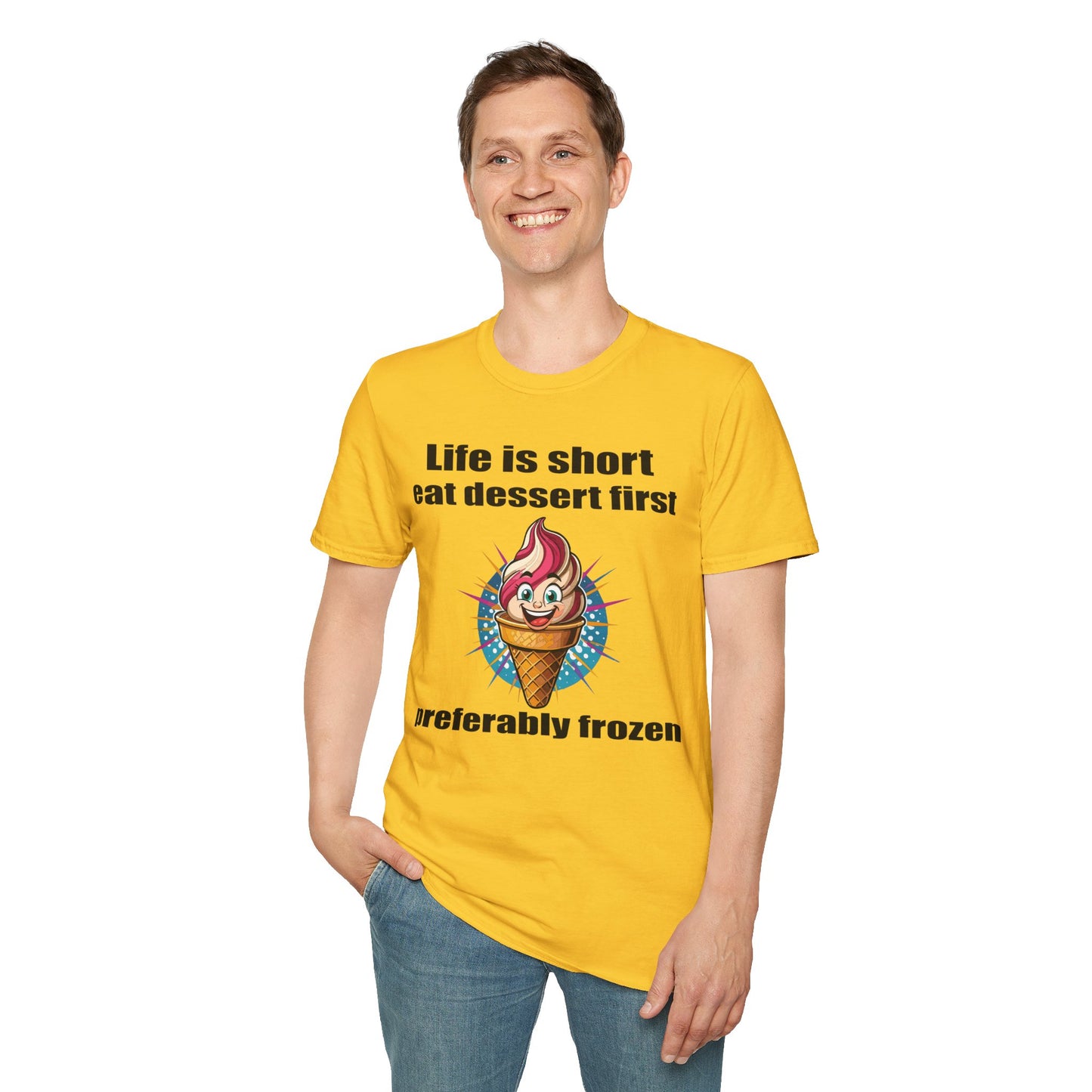 Food Tees, Funny Food T Shirts, Funny T Shirts, Shirt with Food, Junk Food Tees, Shirt with Ice Cream, Ice Cream T-Shirt