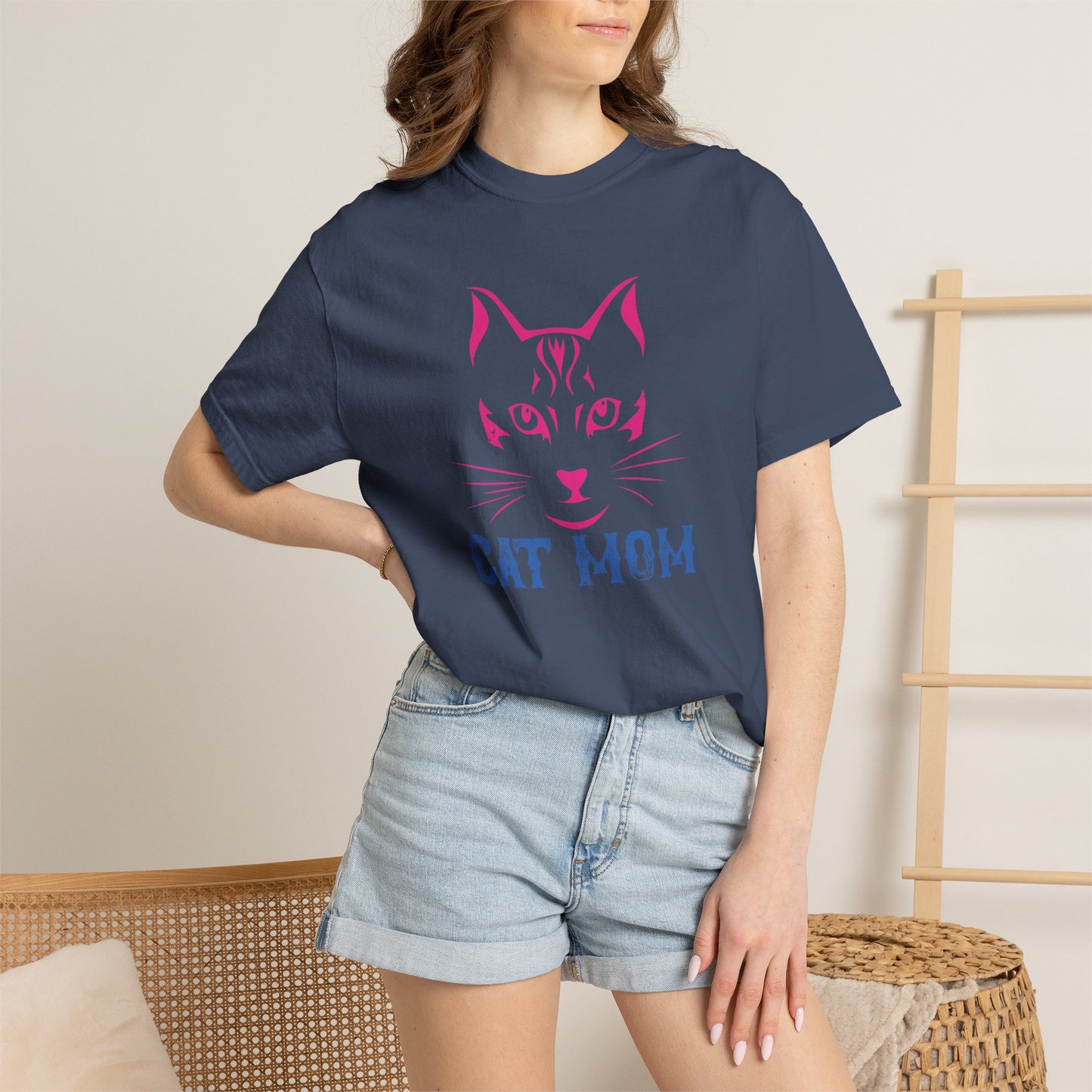 Mom T-shirt Mother Day Mama Tee Unisex Comfort Colors Garment-Dyed Cotton h66