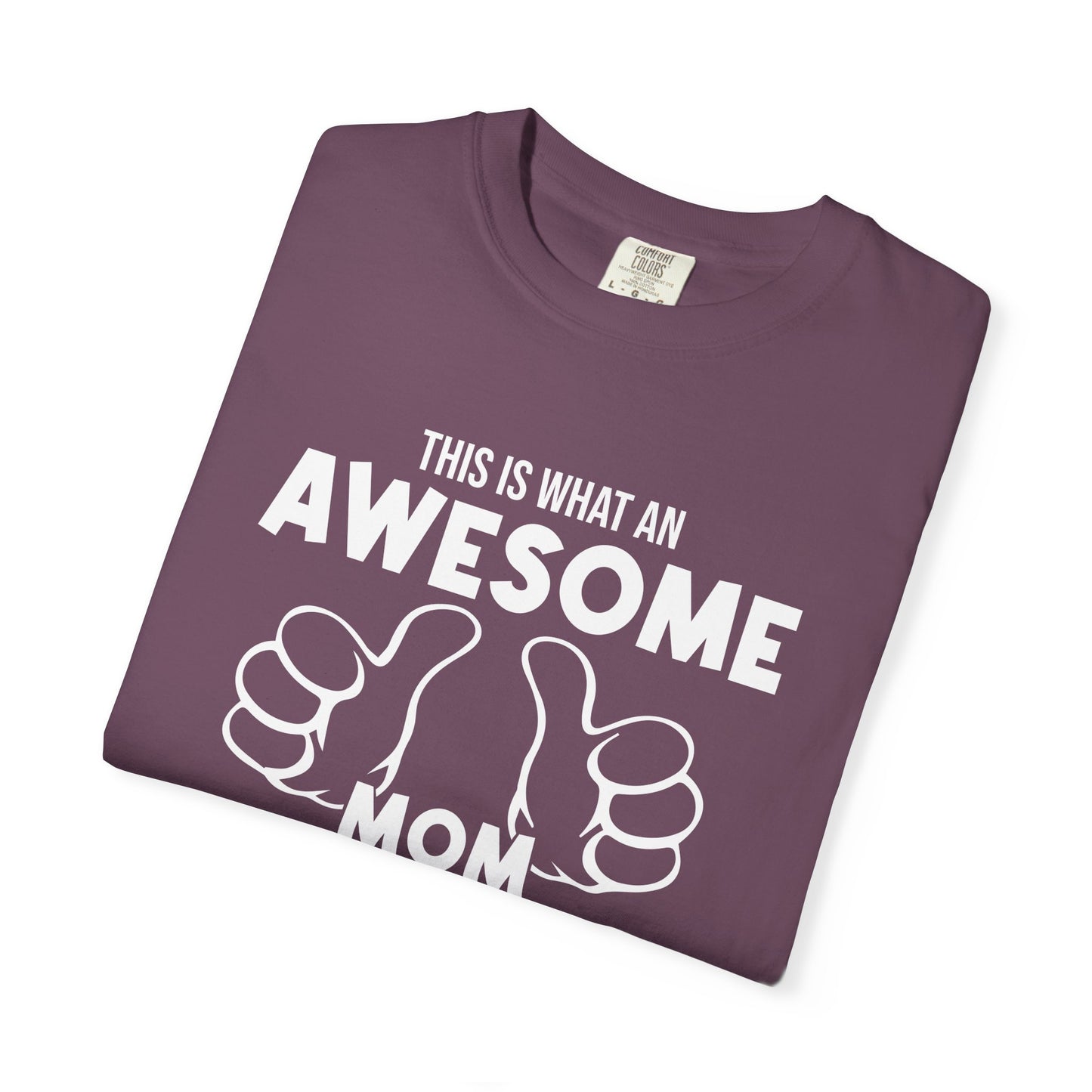 Mom T-shirt Mother's Day Mama Tee Unisex Comfort Colors Garment-Dyed Cotton h25