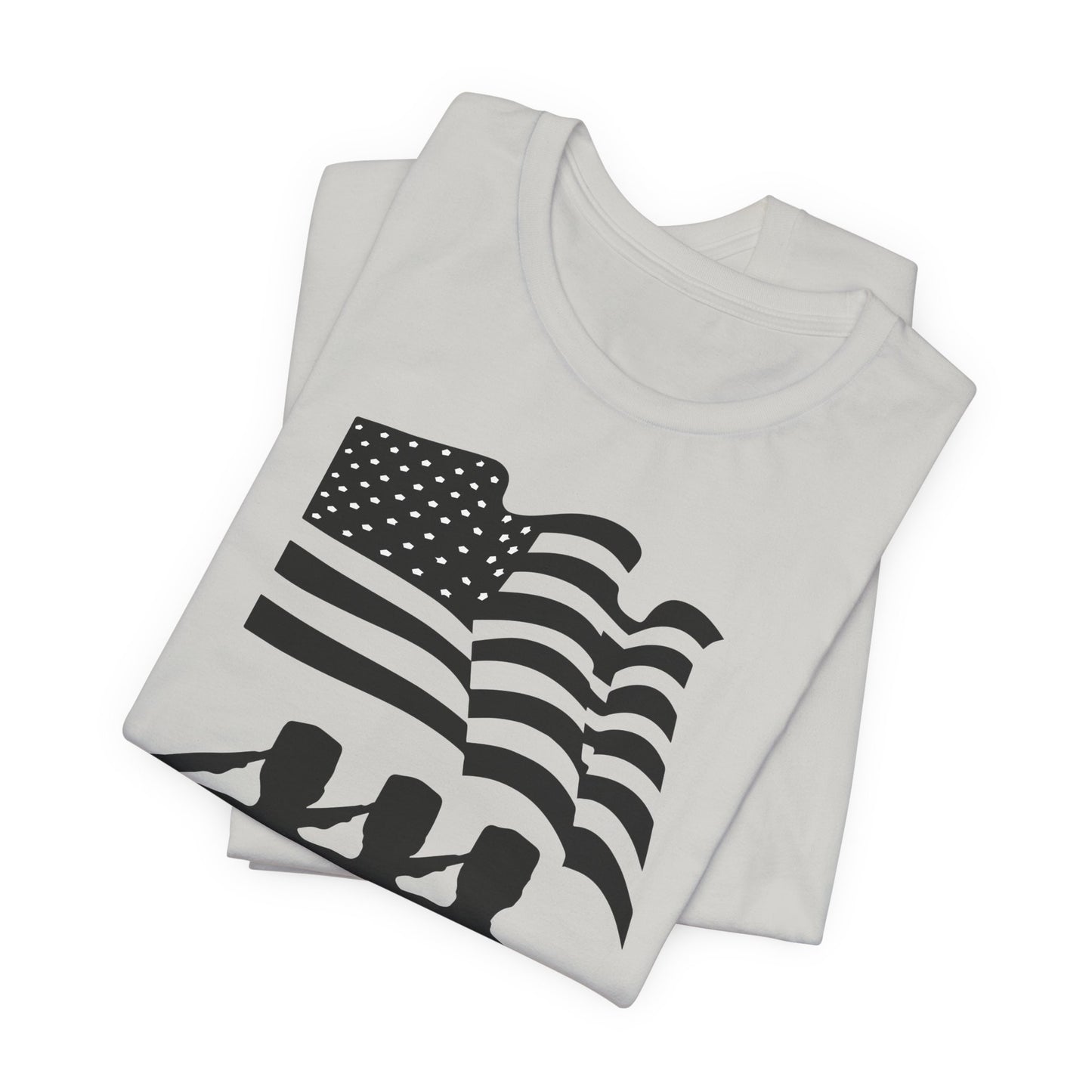 Happy Veterans Day saluting soldiers T-Shirt Patriotic American flag Unisex Cotton v51