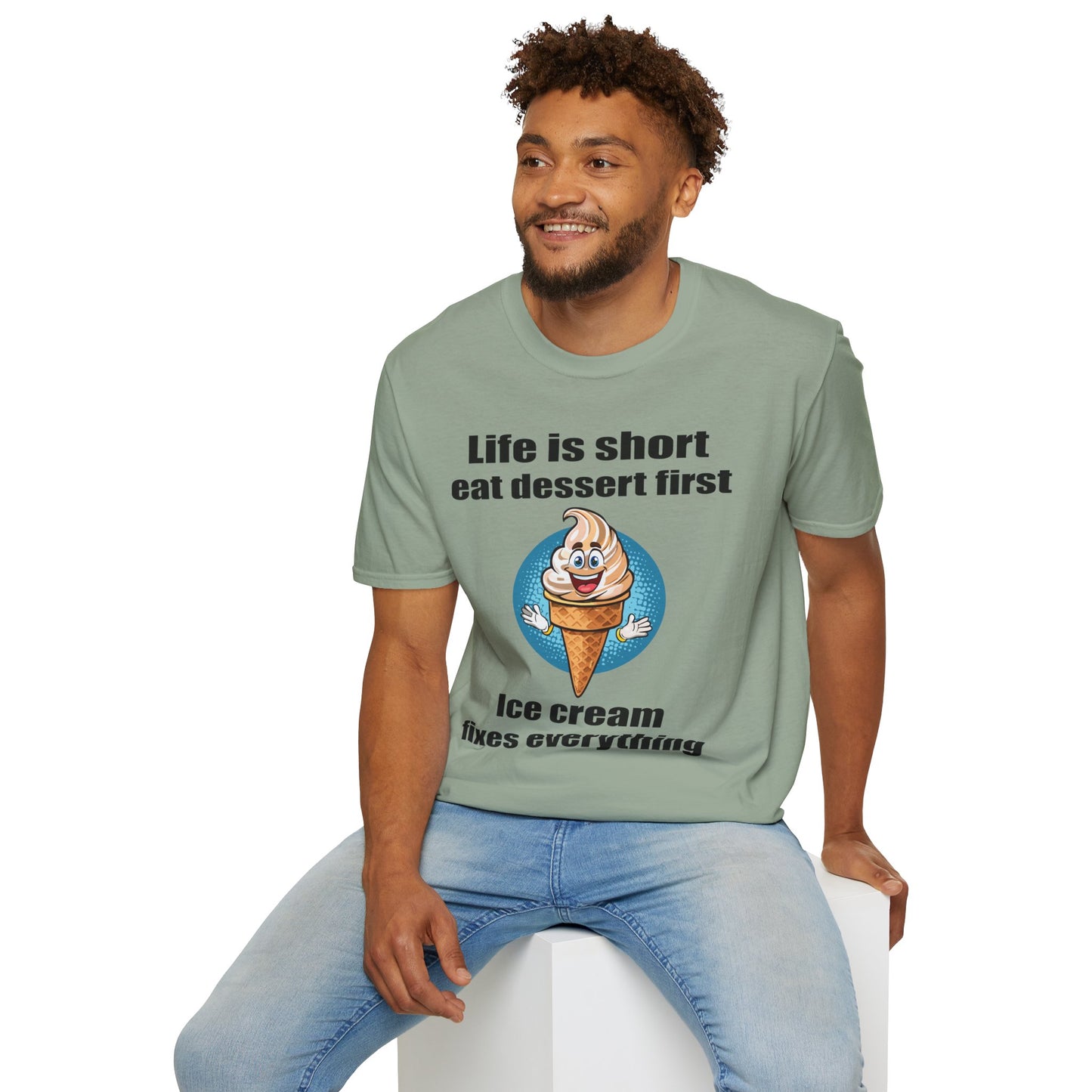 Food Tees, Funny Food T Shirts, Funny T Shirts, Shirt with Food, Junk Food Tees, Shirt with Ice Cream, Ice Cream T-Shirt