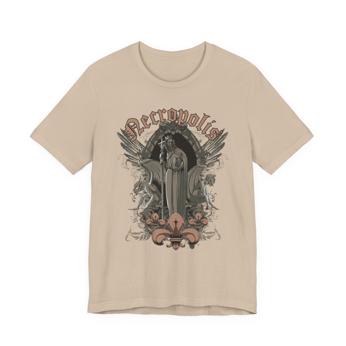 Gothic Skull Graphic Unisex Cotton T-Shirt r7