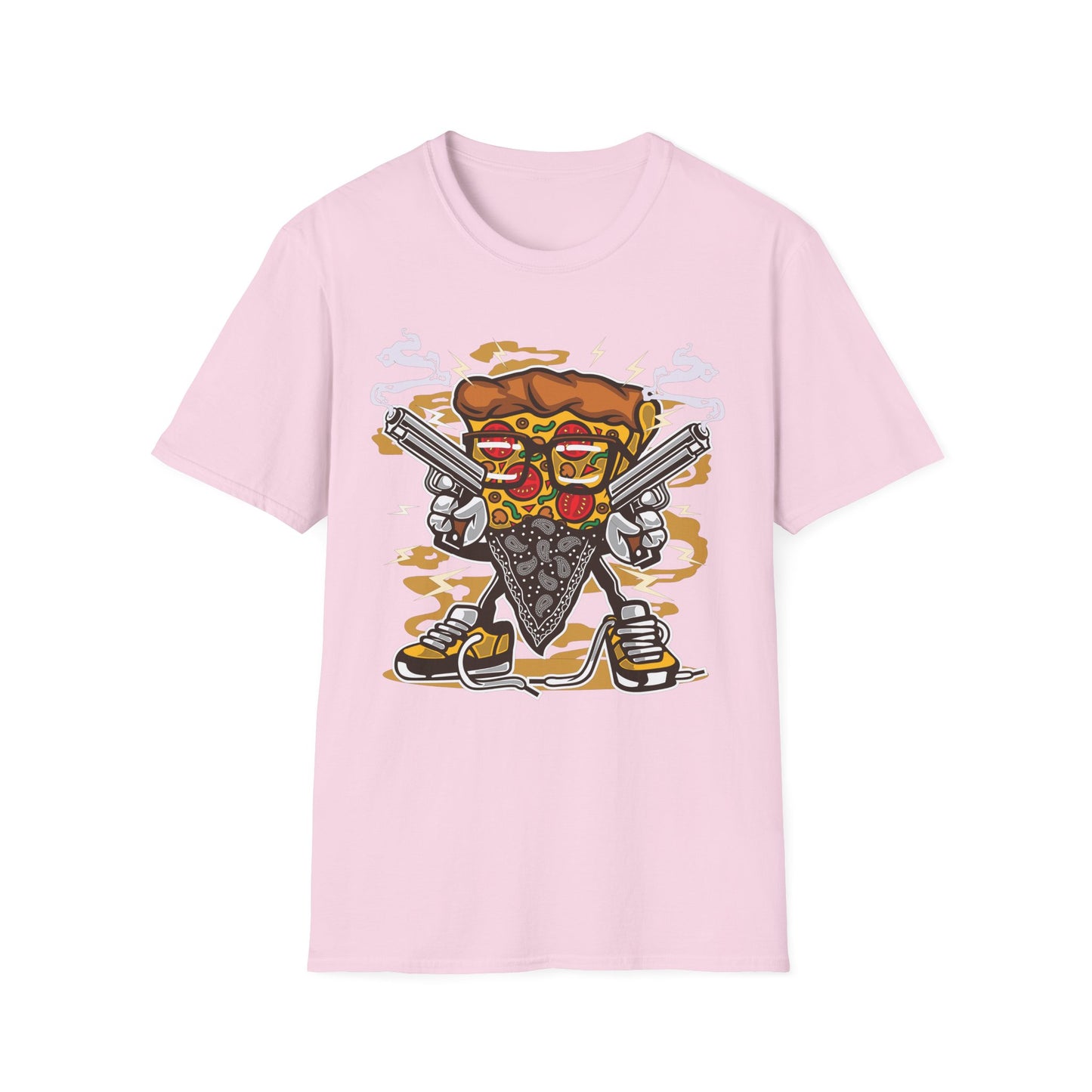 Cartoon Animation Tee Shirt Unisex Funny Graphic Gildan Softstyle 64000 Cotton Tee