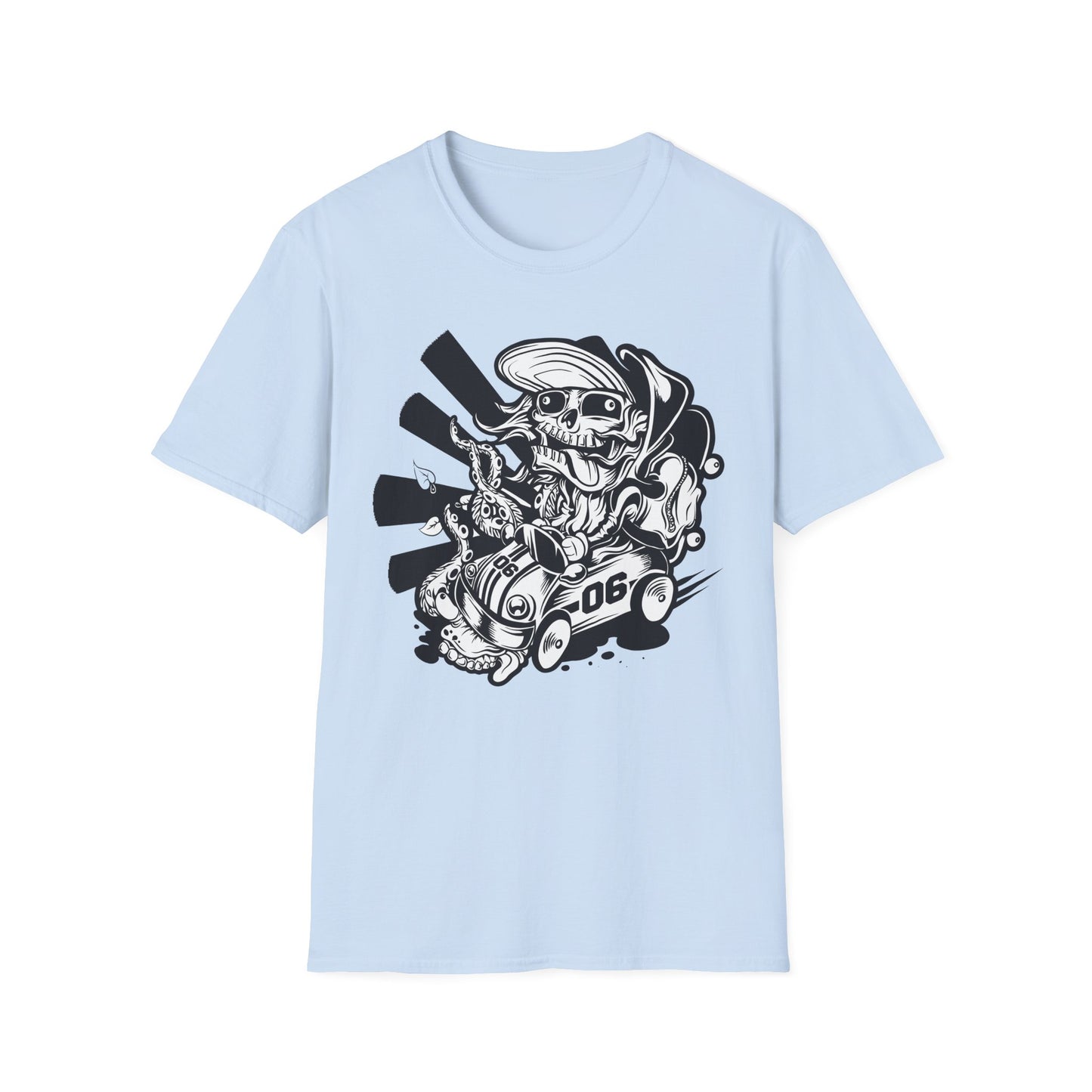 Cartoon Animation T Shirt Unisex Softstyle 64000 Cotton Tee With Fun Art Design Graphics