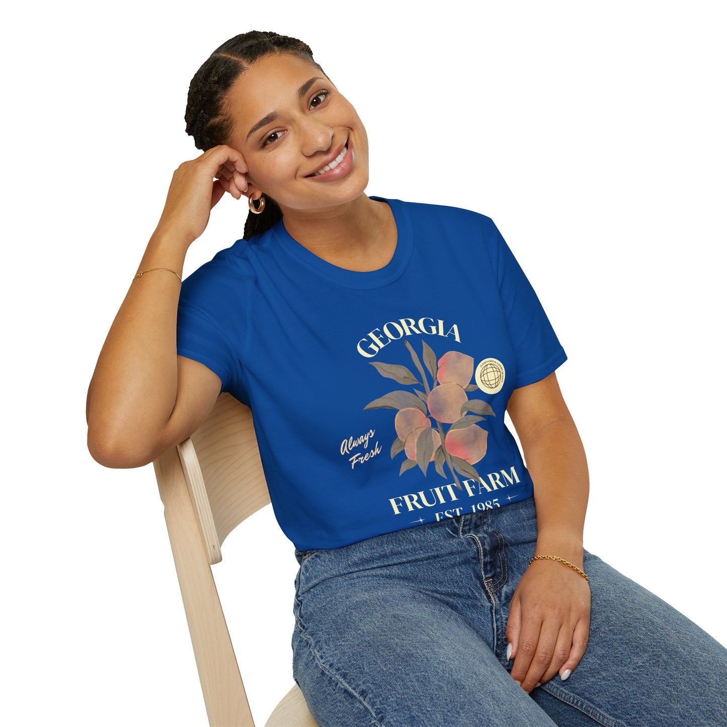 Food Tees, Funny Food T Shirts, Funny T Shirts, Shirt with Fruits, Shirt with Peach