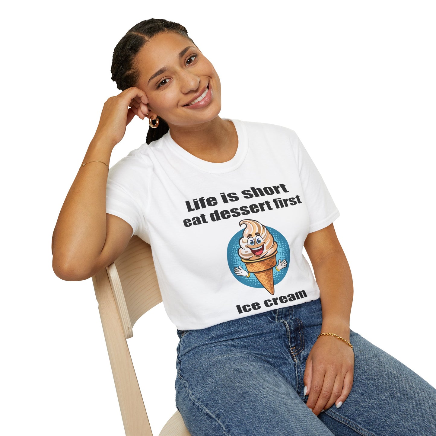 Food Tees, Funny Food T Shirts, Funny T Shirts, Shirt with Food, Junk Food Tees, Shirt with Ice Cream, Ice Cream T-Shirt