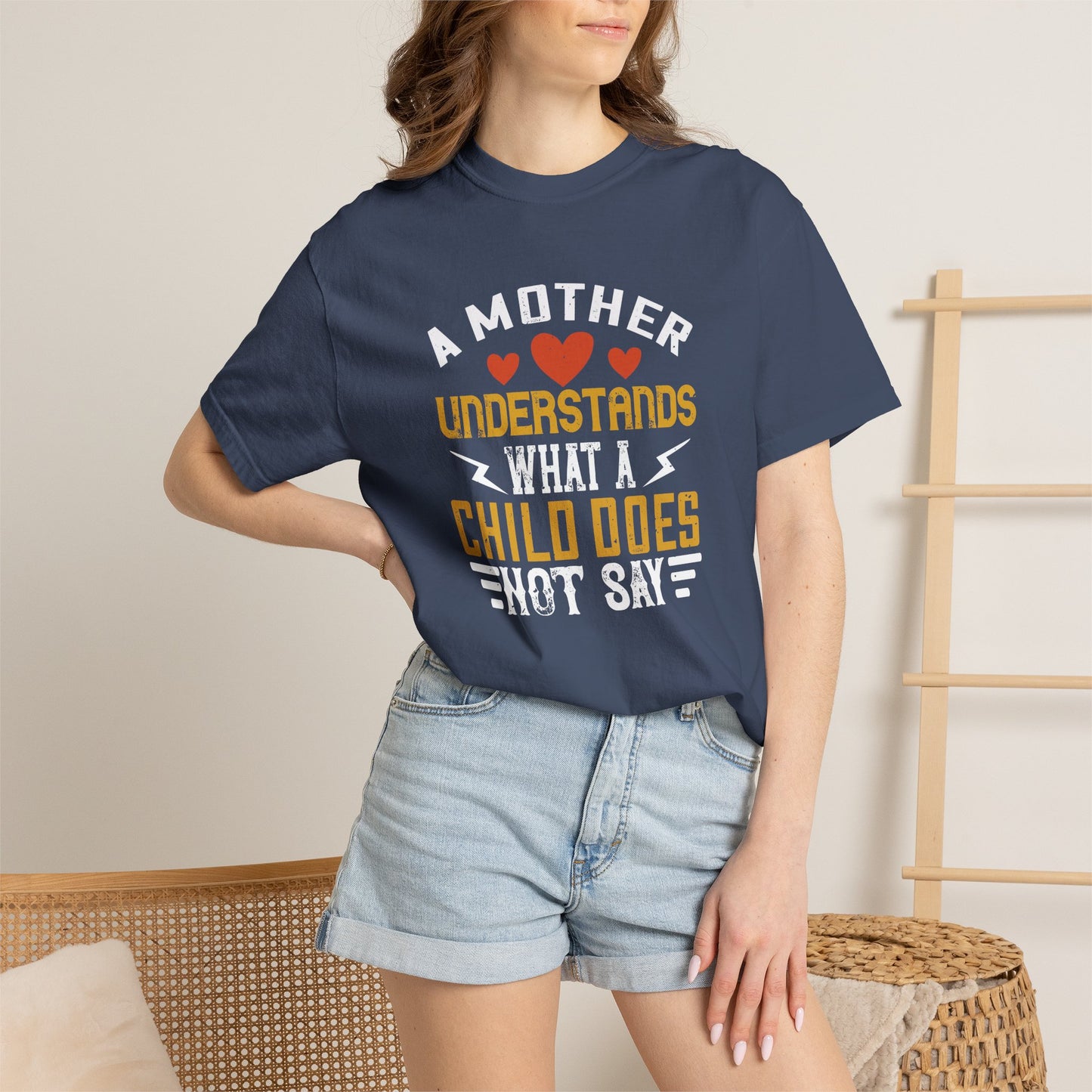Mom T-shirt Mother Day Mama Tee Unisex Comfort Colors Garment-Dyed Cotton h56