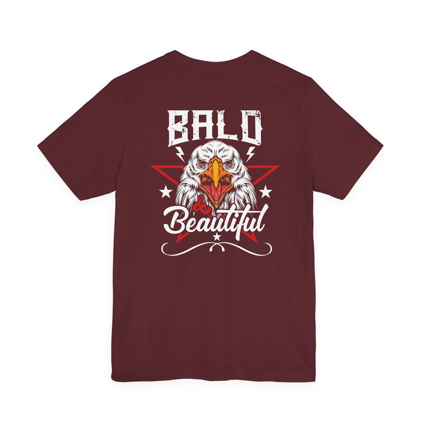 Bald Eagle Graphic Illustration Unisex Cotton Tee a3