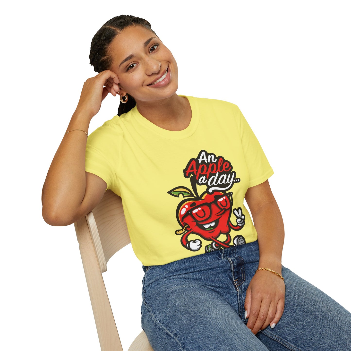 Cartoon T Shirt Animation Tee Funny Tee Unisex Softstyle Cotton Shirt Gildan Softstyle 64000
