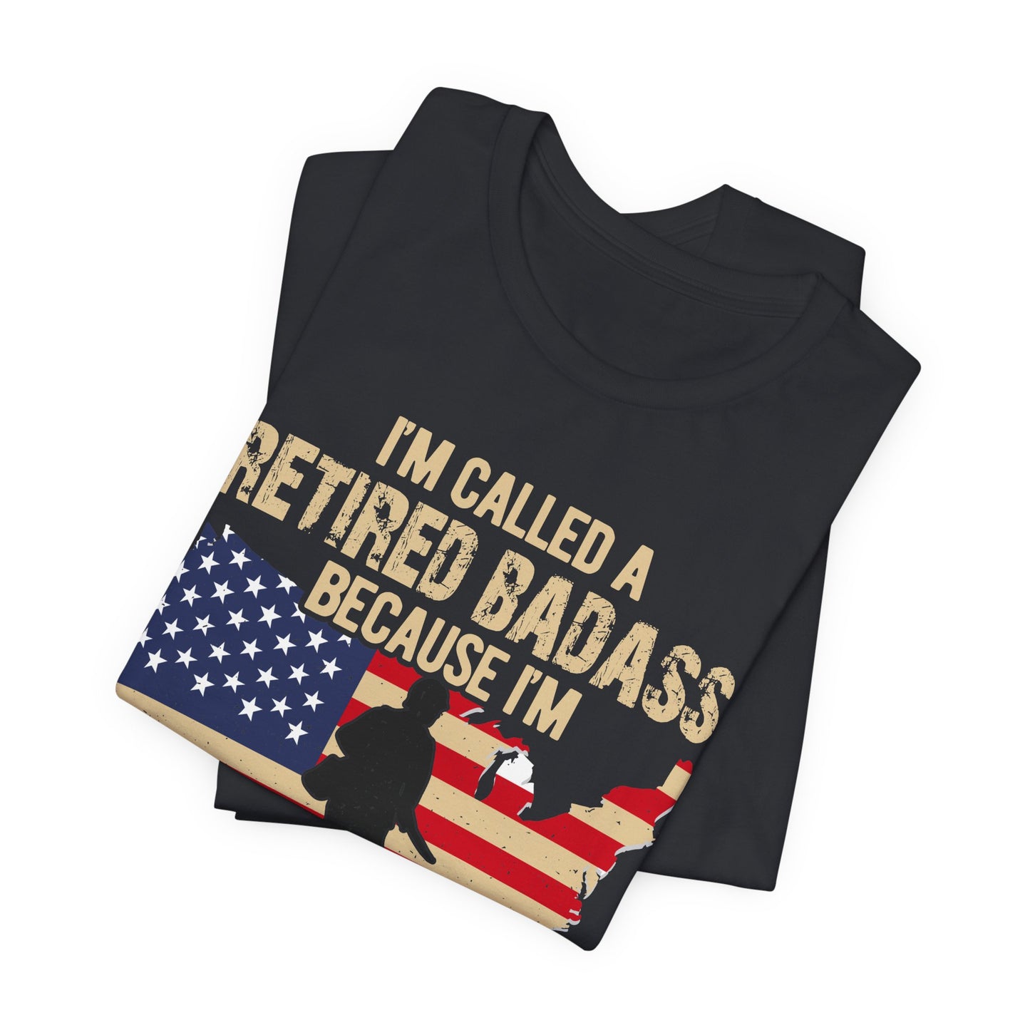 Army Veteran Patriotic Graphic Design Unisex Cotton T-Shirt v22